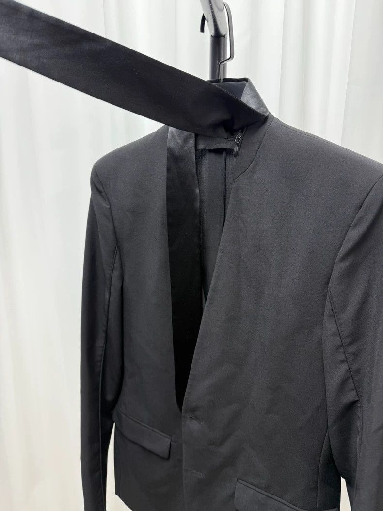 Maison Margiela Masion margiela Scarf collarless blazer Size 48R - 4 Thumbnail