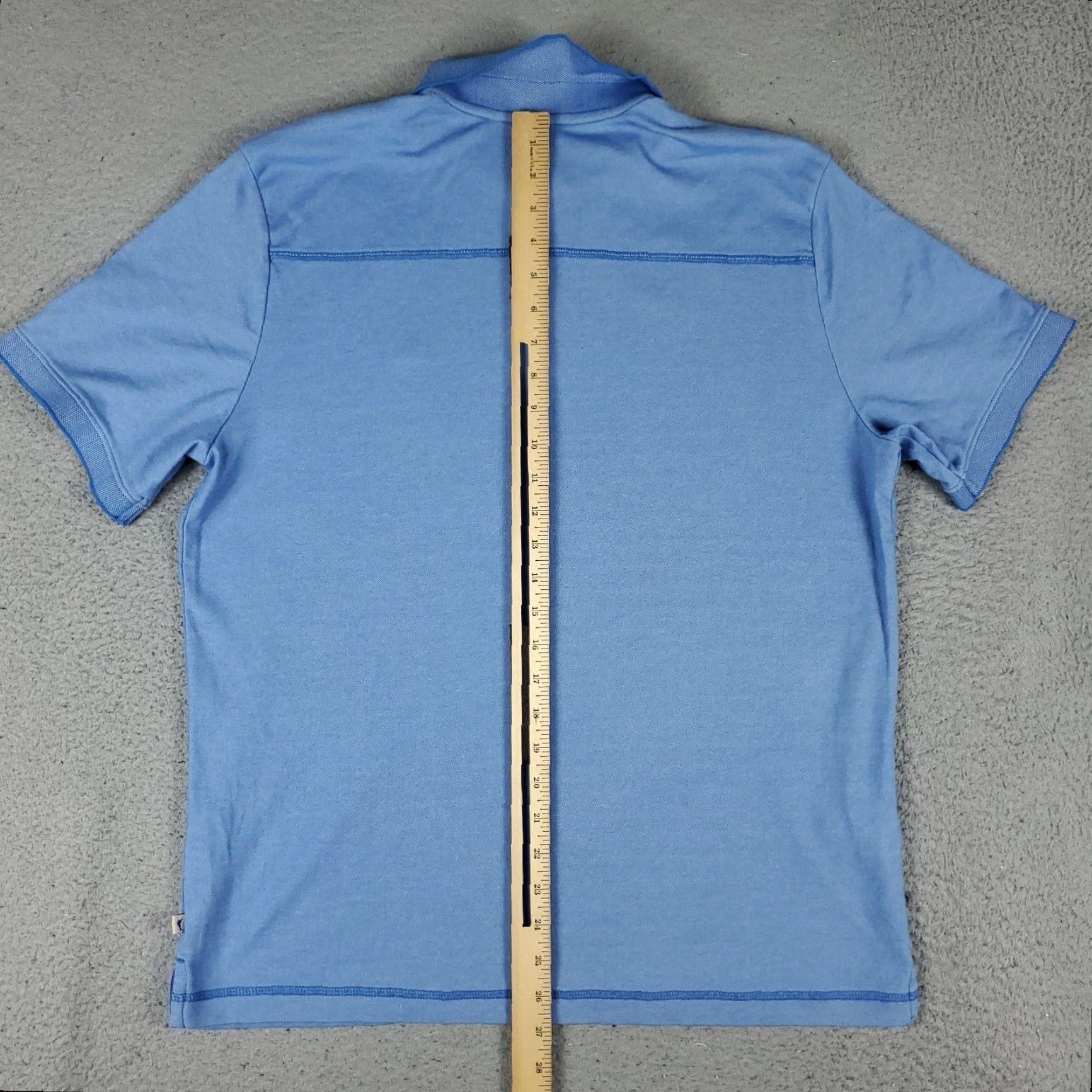 Tommy Bahama Tommy Bahama Polo Shirt Mens Medium Blue Casual Short Sleeve Woven Cotton Size US M / EU 48-50 / 2 - 4 Thumbnail