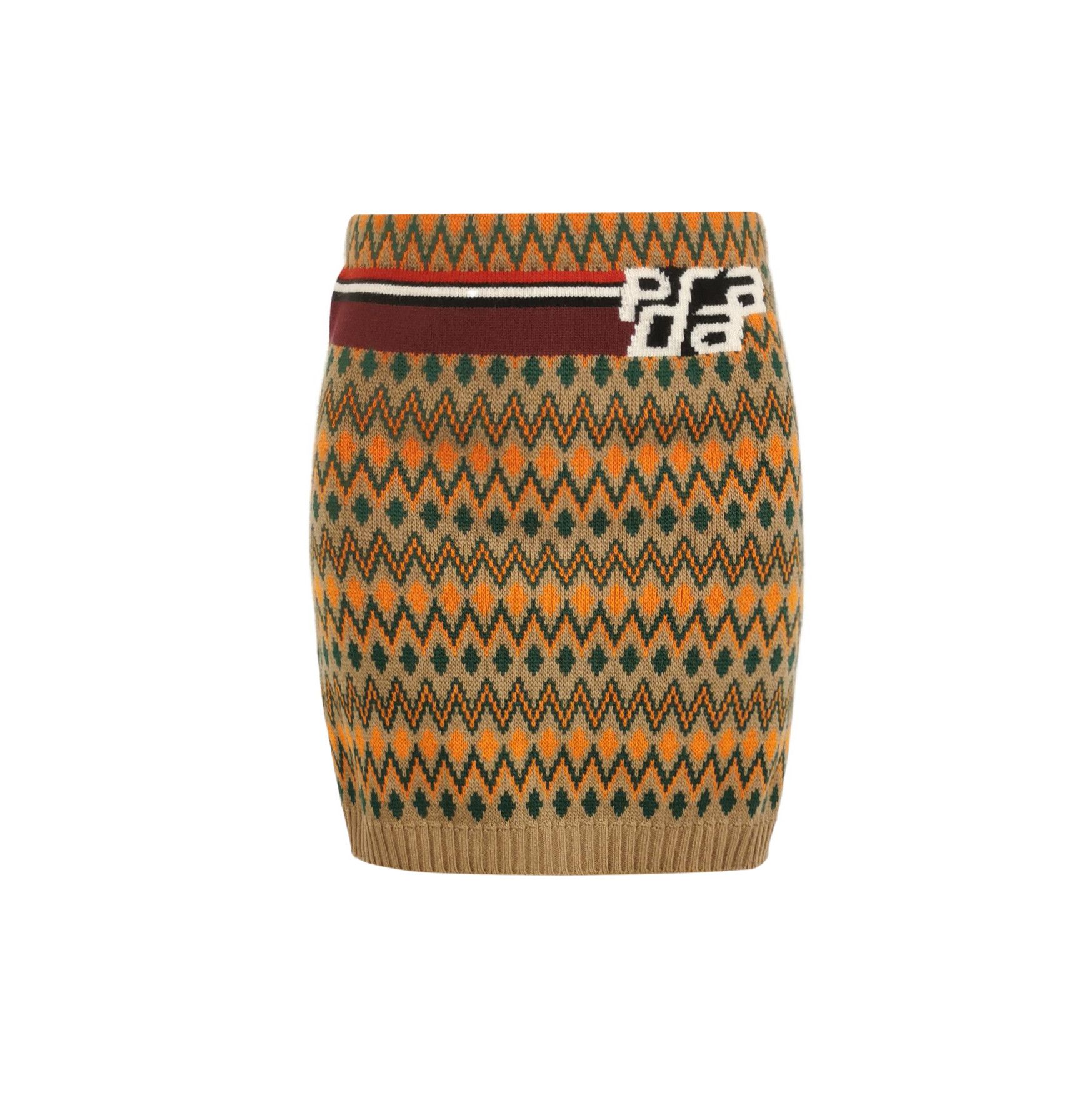 Prada Prada Colorful Knit Mini Skirt in Size 38 0089 Size 38" / US 16 / IT 52 - 1 Thumbnail