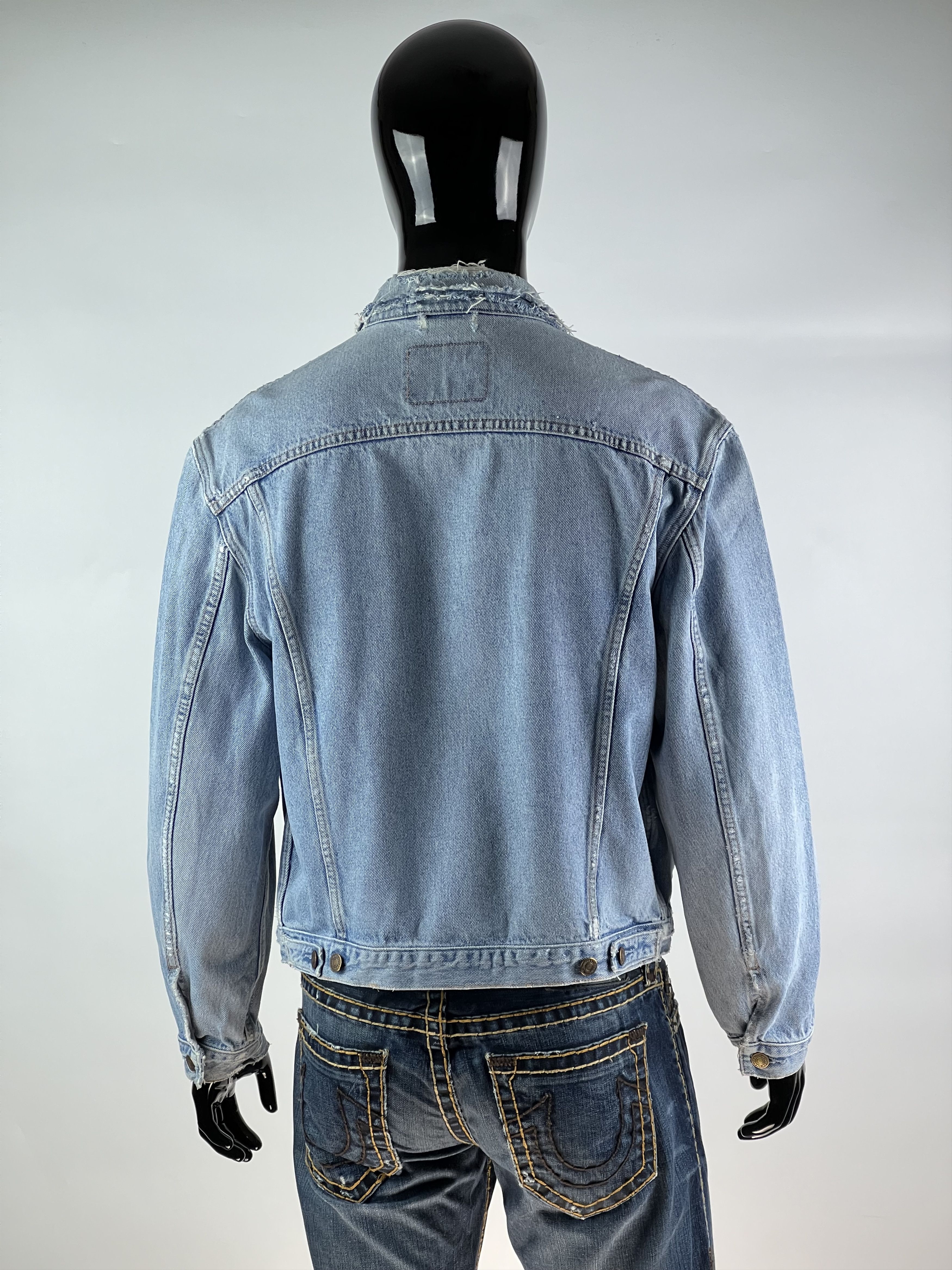 Levi's 90s Levis VTG Men's Distressed Denim Jacket Size M Size US M / EU 48-50 / 2 - 3 Thumbnail
