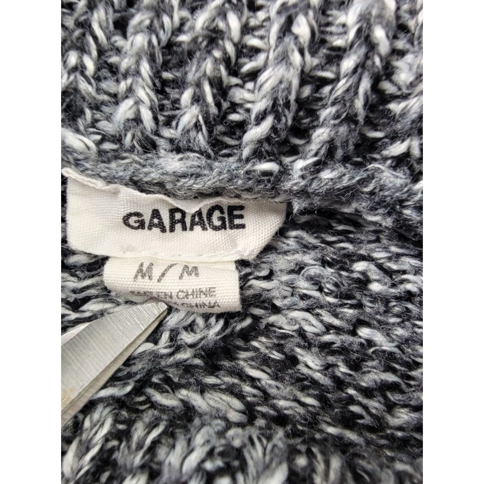 Garage Garage Sweater Womens Medium Gray Pullover Turtleneck Knit Winter Casual Size M / US 6-8 / IT 42-44 - 3 Thumbnail