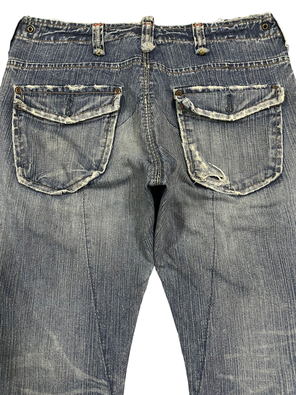 Edwin Vintage Edwin Bush Pant Style Distressed Baggy Jeans Size US 33 - 4 Thumbnail