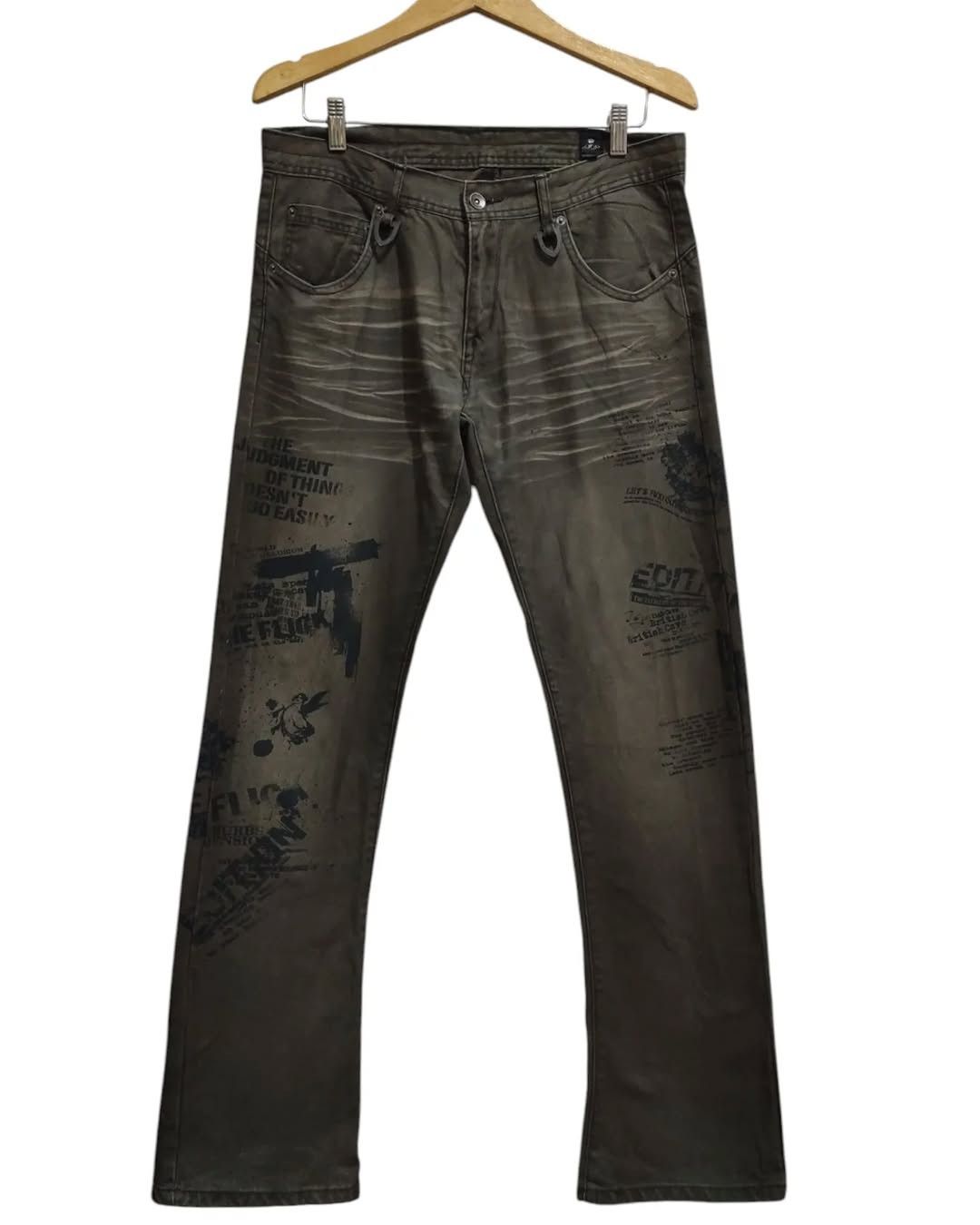 semanticdesign Rare Tattoo Semantic Design gun graphic bootcut jeans Size US 32 / EU 48 - 1 Thumbnail