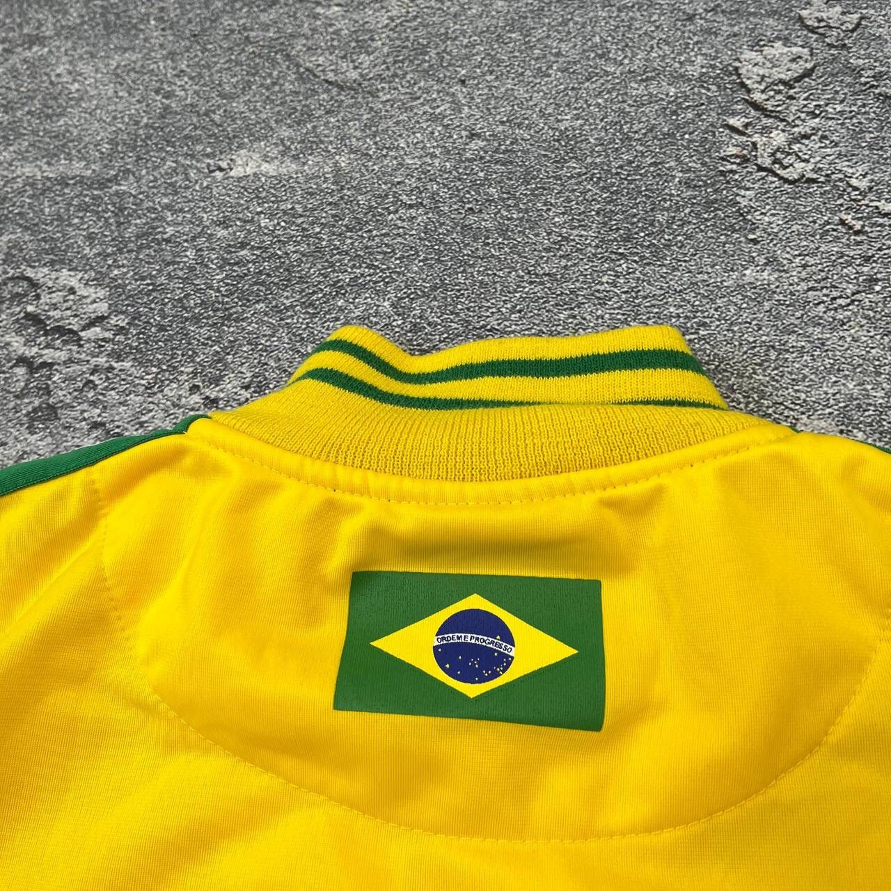 Japanese Brand × Vintage Vintage Brazil Team🇧🇷Boxy Olympi Zip Jacket Y2k Size US S / EU 44-46 / 1 - 9 Thumbnail
