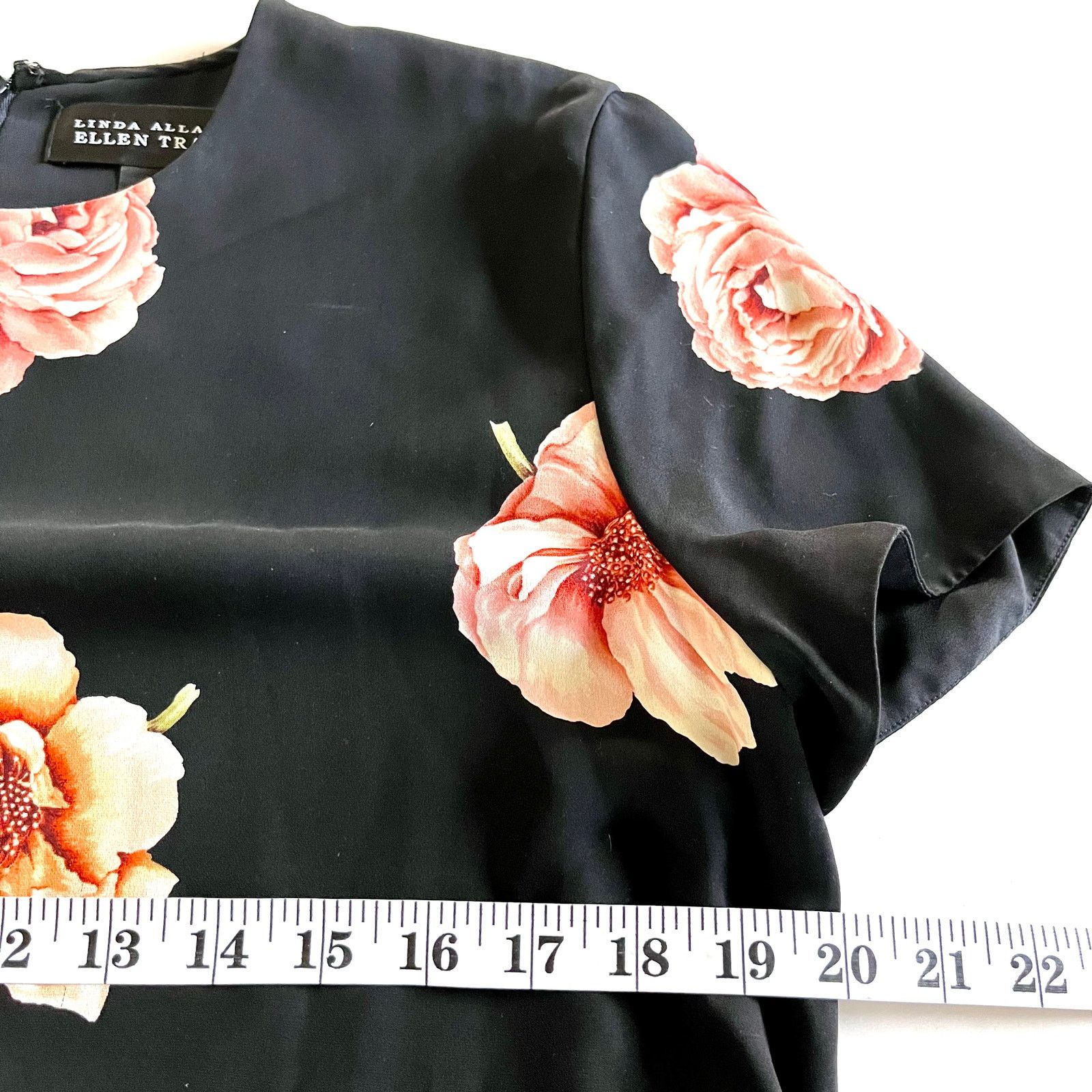Ellen Tracy Vintage Linda Allard Ellen Tracy silk floral print dress Size XL / US 12-14 / IT 48-50 - 7 Thumbnail