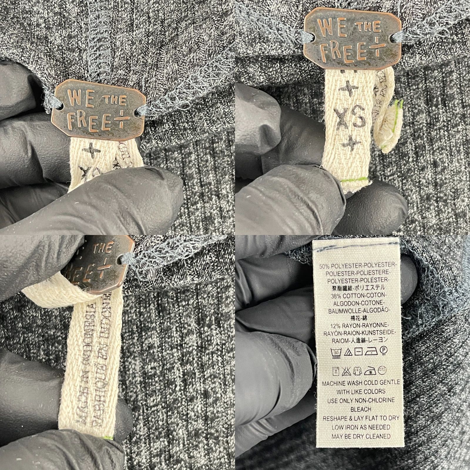 Vintage **We the Free Gray Ribbed Long Sleeve Thermal Shirt Womens XS Boat Neck** User: We the Free Gray Ribbed Long Sleeve Thermal Shirt Womens XS Boat Neck Size XS / US 0-2 / IT 36-38 - 8 Thumbnail