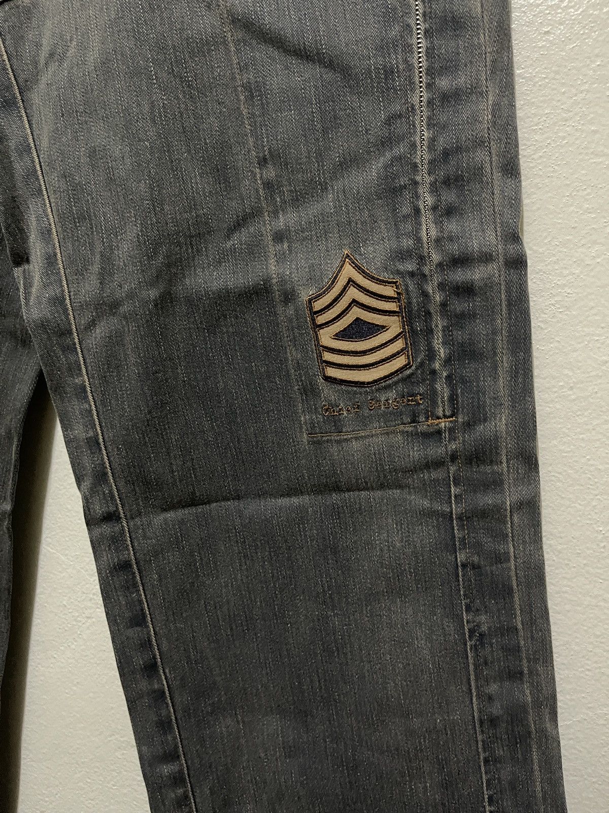 Jean Charles De Castelbajac × Vintage Castelbajac Sport Army Stretch Jeans Size 32" / US 10 / IT 46 - 10 Thumbnail