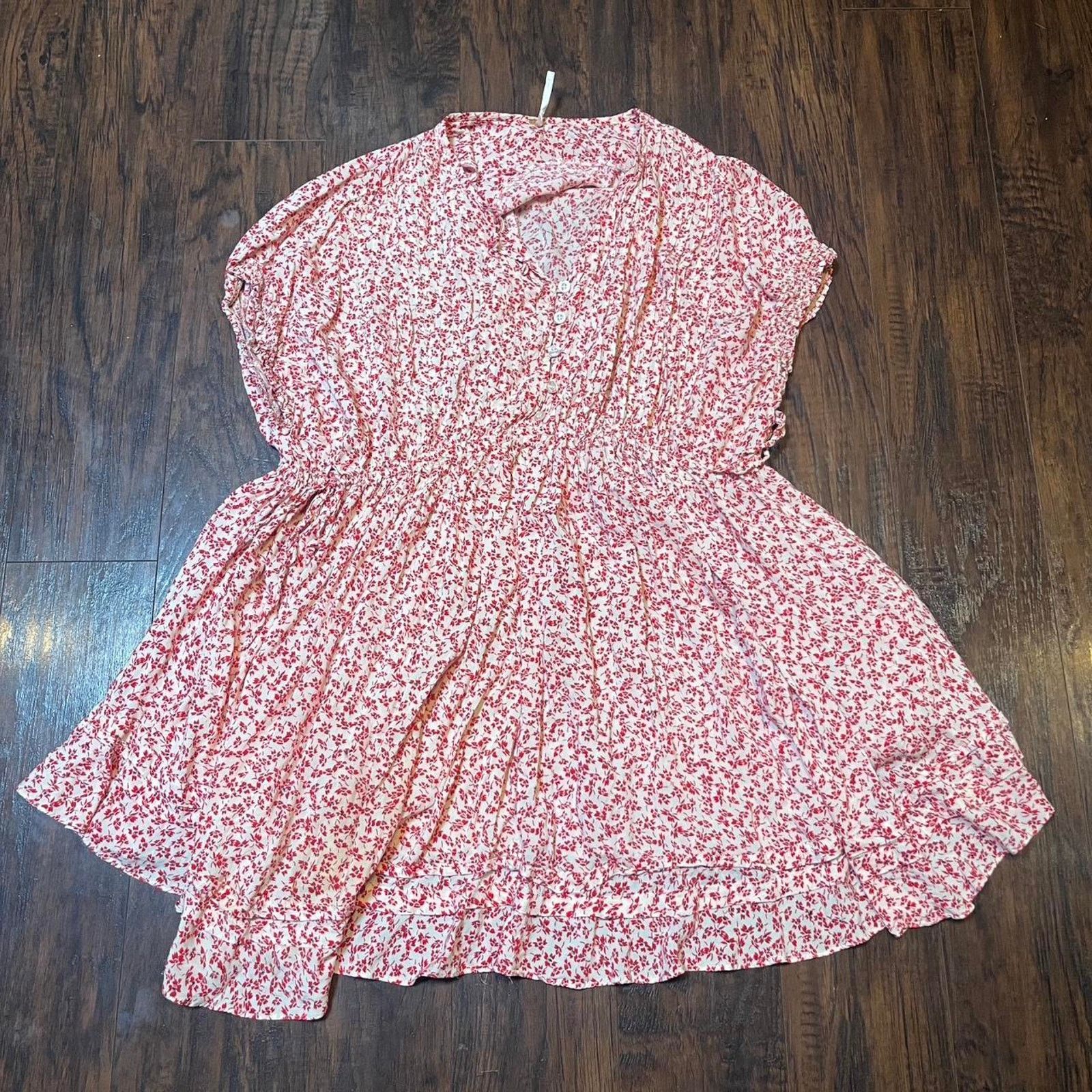 Free People Pink floral free people dress Size XS / US 0-2 / IT 36-38 - 1 Thumbnail