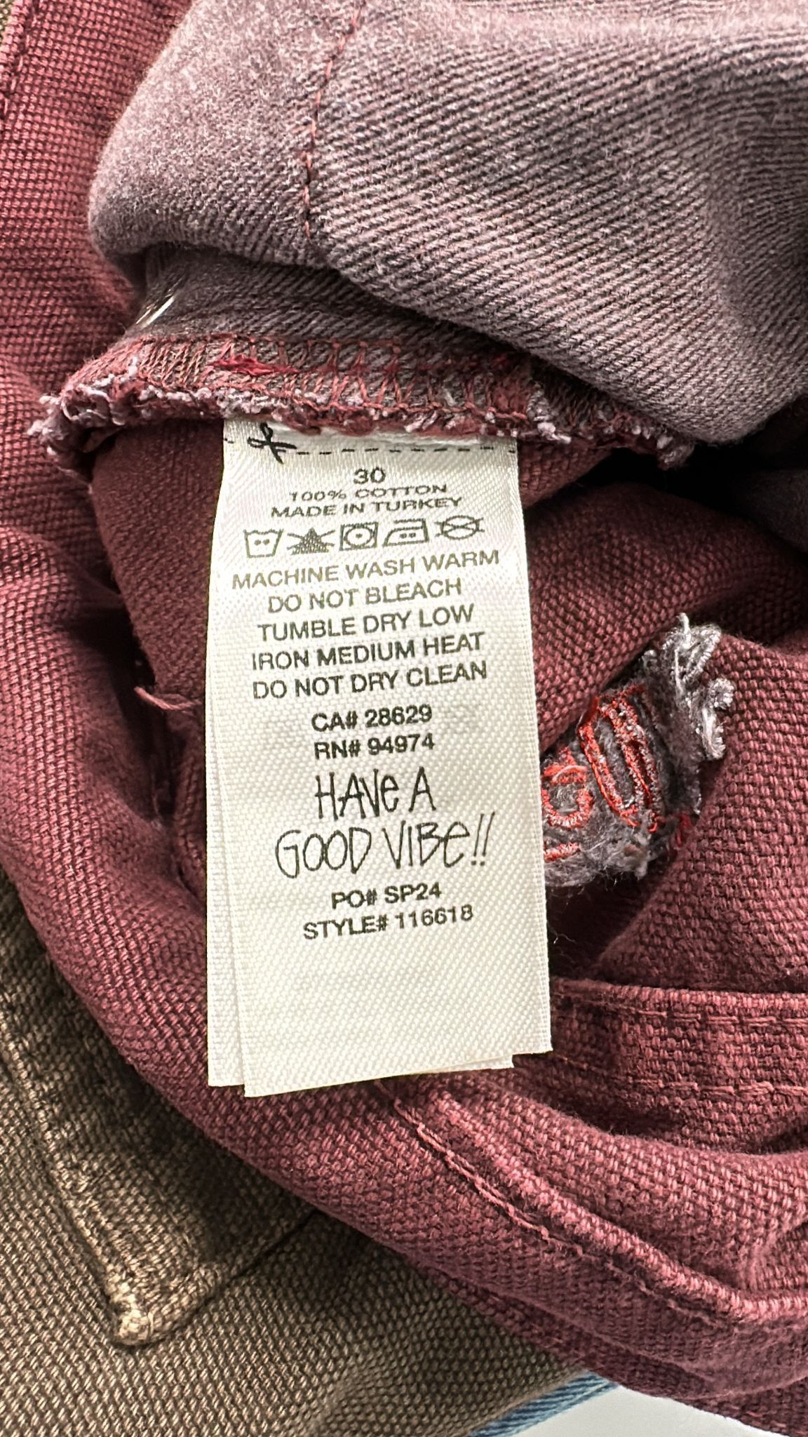 Stussy × Vintage Stussy Big Ol Jean Wine Size 30 Size US 30 / EU 46 - 8 Thumbnail