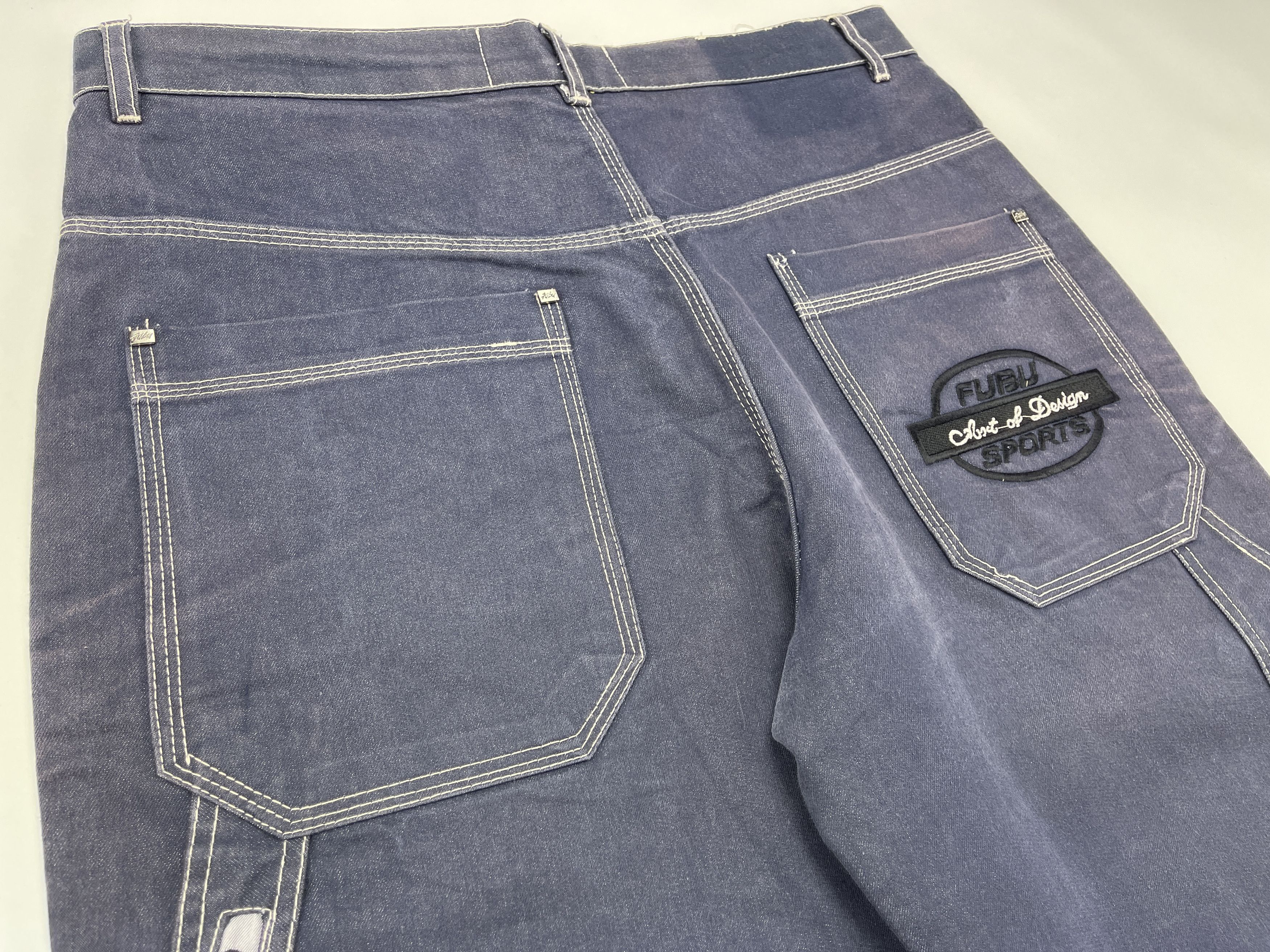 Fubu FUBU jeans, vintage baggy jeans, 90s hip hop skater Y2K 34 Size US 34 / EU 50 - 6 Thumbnail