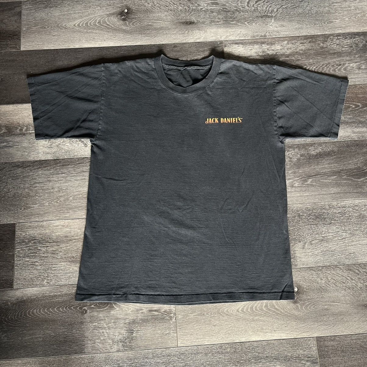 Vintage Vintage 90s Jack Daniels Tennessee Whiskey Graphic Logo Tee Size US L / EU 52-54 / 3 - 2 Thumbnail