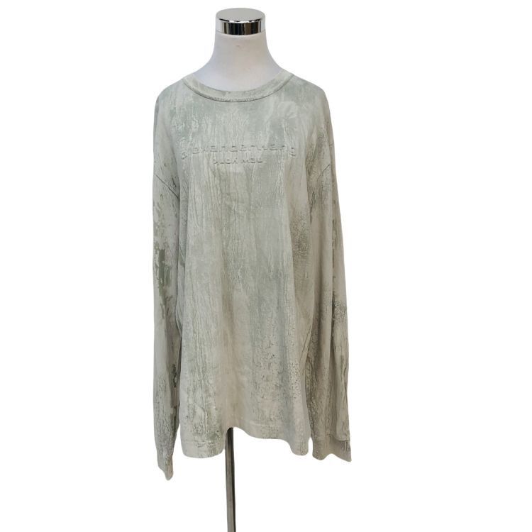 Alexander Wang Alexander Wang Embossed Logo Long Sleeve T-Shirt Size L Size US L / EU 52-54 / 3 - 1 Thumbnail