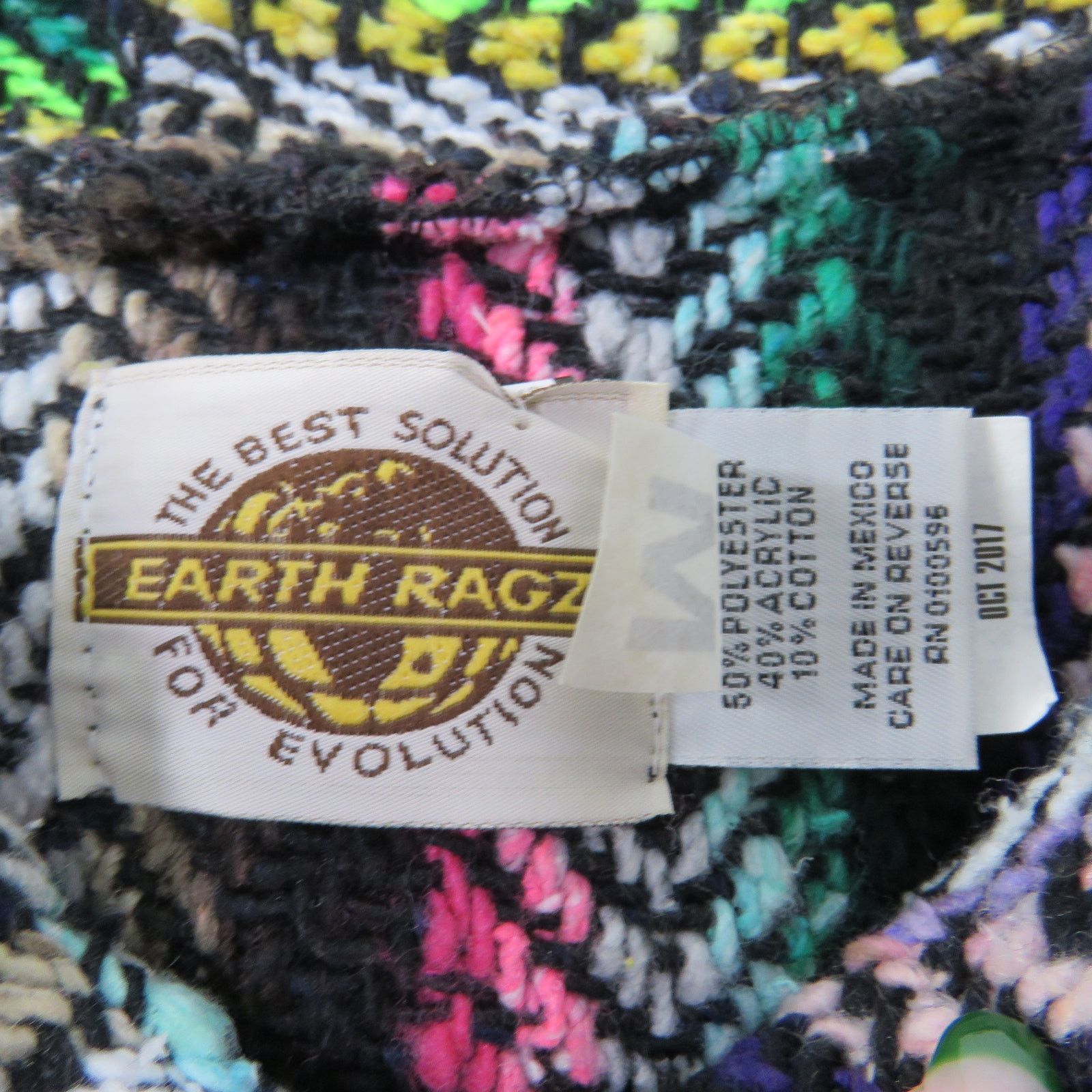 Vintage Vintage Earth Ragz Rainbow Drug Rug Pullover Jacket Medium Size US M / EU 48-50 / 2 - 4 Thumbnail