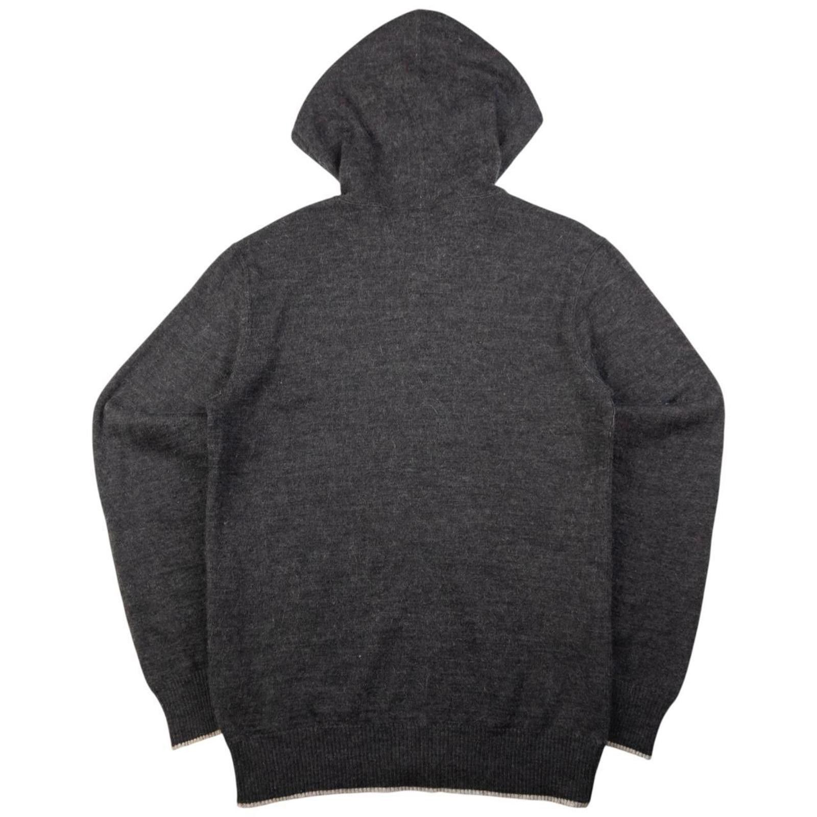 Designer Vintage Armani Jeans Zip Up Hoodie Size M Size US M / EU 48-50 / 2 - 2 Thumbnail