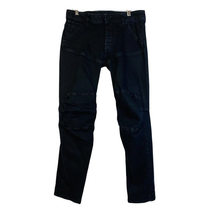 G-Star G-Star RAW Moto Jeans Mens Black Sz 29 Slim Button Fly EUC Size US 29 - 1 Thumbnail