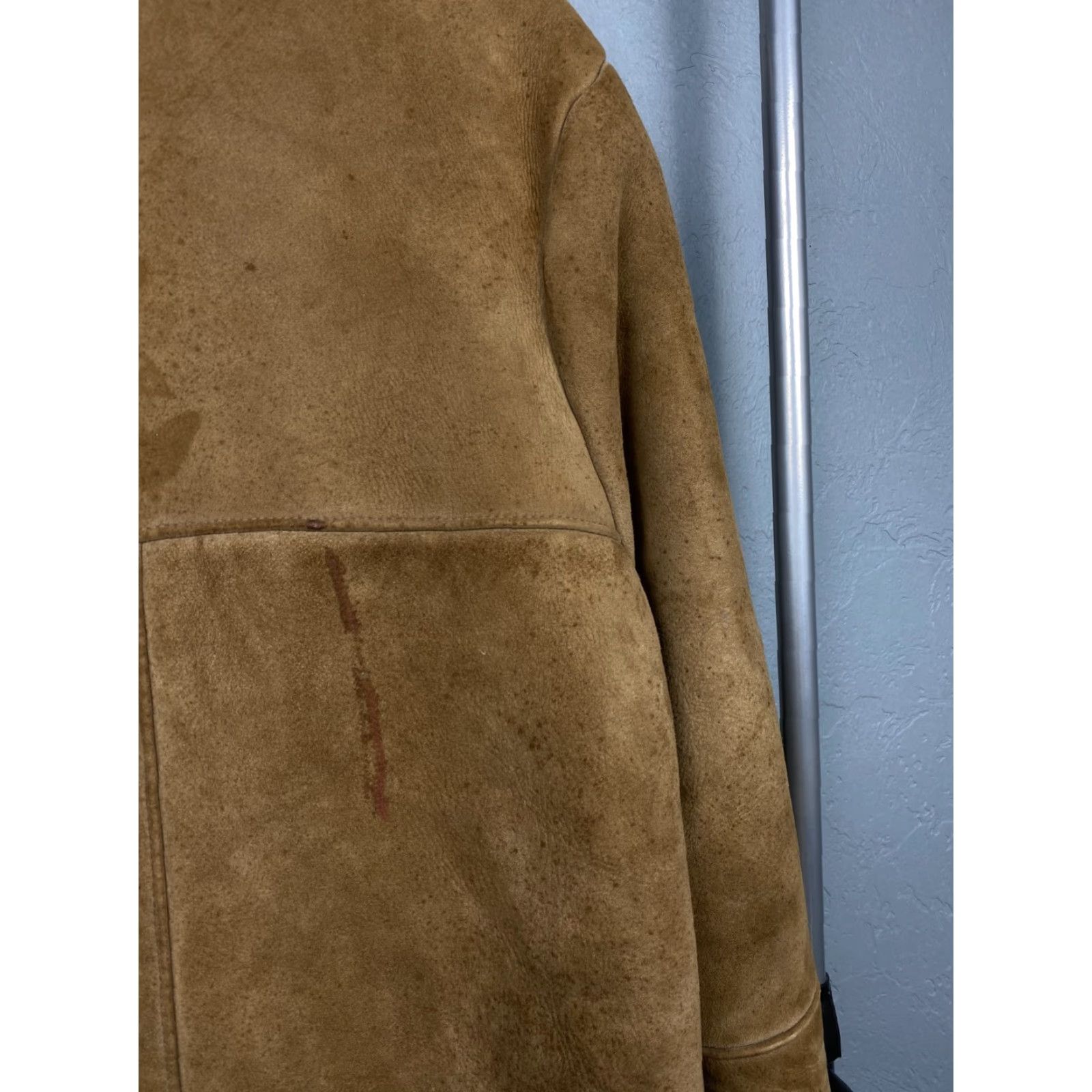 Vintage VINTAGE Abingdon Jacket Men L B-3 Sheepskin Leather Brown Overcoat Size US L / EU 52-54 / 3 - 7 Thumbnail
