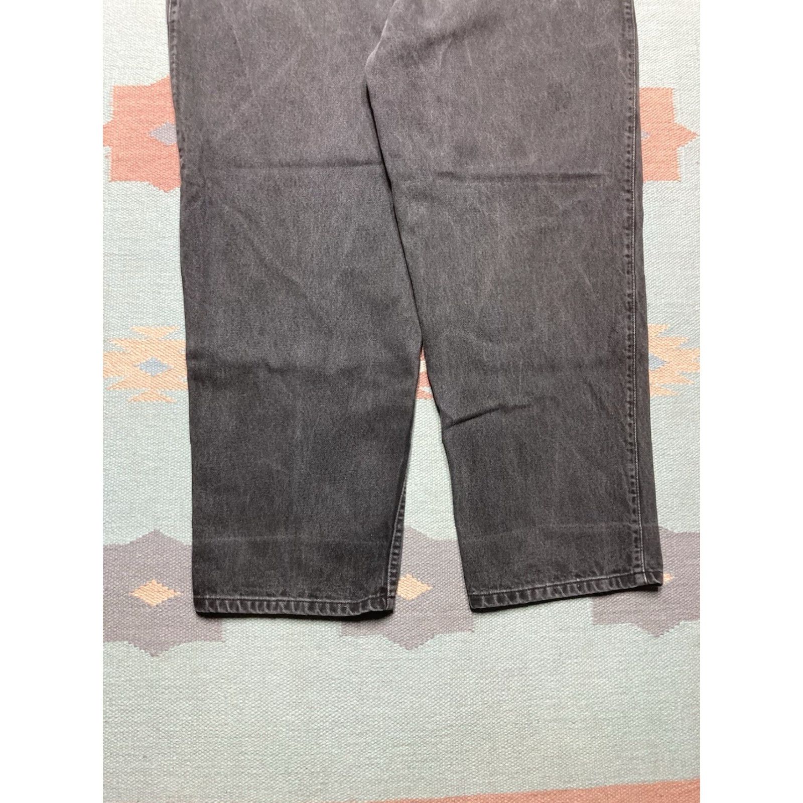 Levi's VINTAGE Levi’s 545 Jeans Wide-Leg Baggy Black 42x30 Mens Levis 545 Skater Brown Tab Size US 42 / EU 58 - 2 Thumbnail