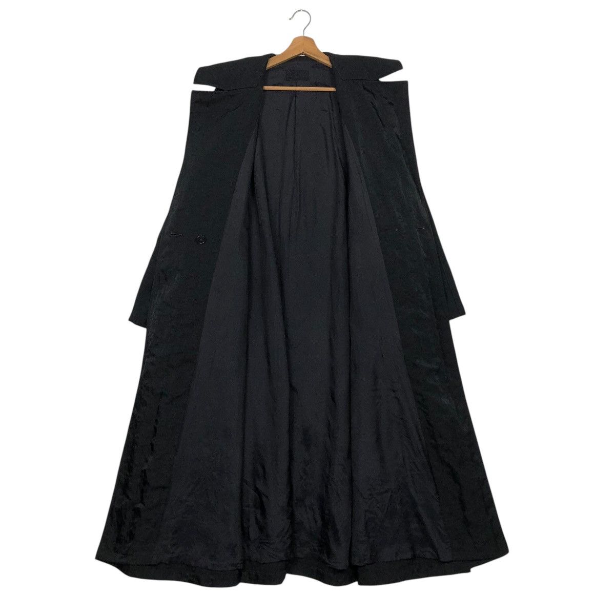 Japanese Brand 🔥ROCH BLACK LONG JACKET OVERSIZED HOMMA JAPAN ISSEY MIYAKE Size US M / EU 48-50 / 2 - 12 Thumbnail