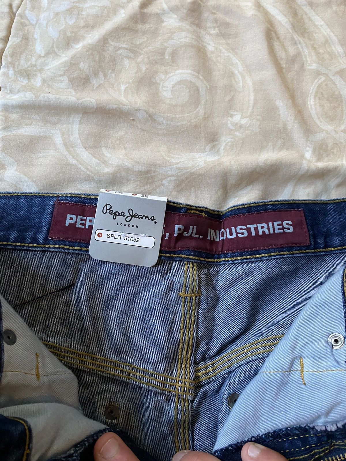 JNCO × Pepe Jeans × Vintage Rare Vintage Y2K Pepe Jeans Piped JNCO Style Jeans Size US 34 / EU 50 - 4 Thumbnail