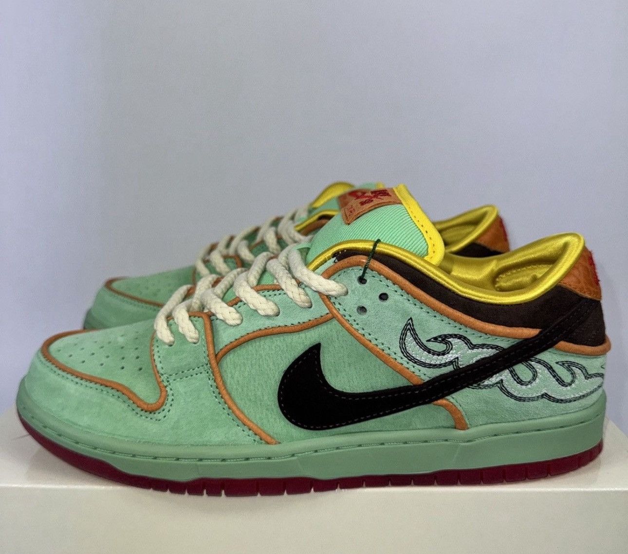 Nike NIKE SB DUNK LOW RODEO TOURNALINE SNEAKERS Size US 10 / EU 43 - 6 Thumbnail