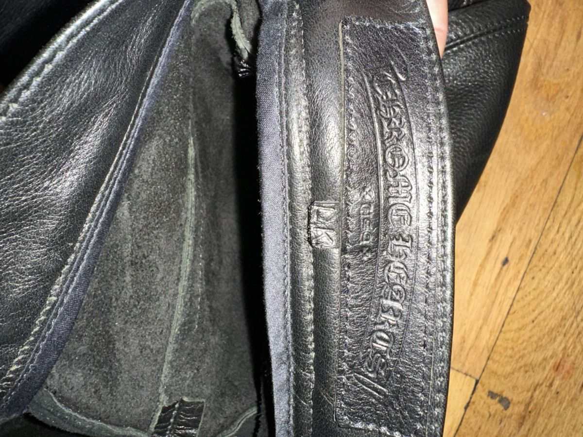 Chrome Hearts Chrome Hearts Leather Pants Size US 31 - 8 Thumbnail