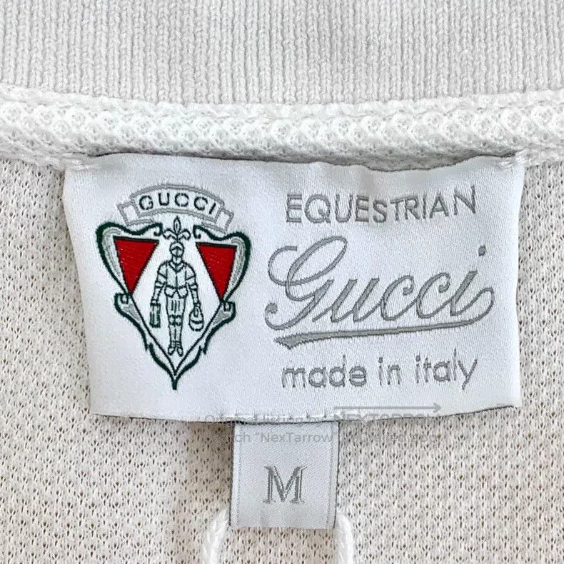 Gucci Gucci White pearl mesh striped short-sleeved cotton dress Size M / US 6-8 / IT 42-44 - 5 Thumbnail