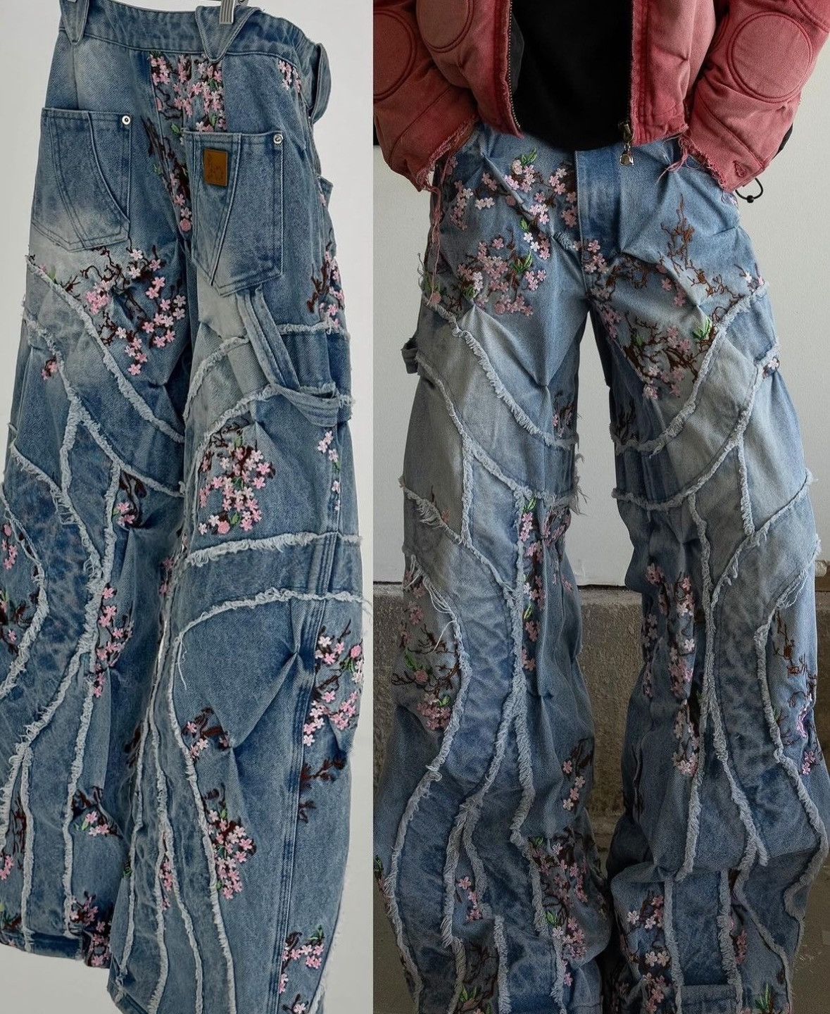 Bad Son Badson Cherry Blossom Denim (IN HAND) | Grailed