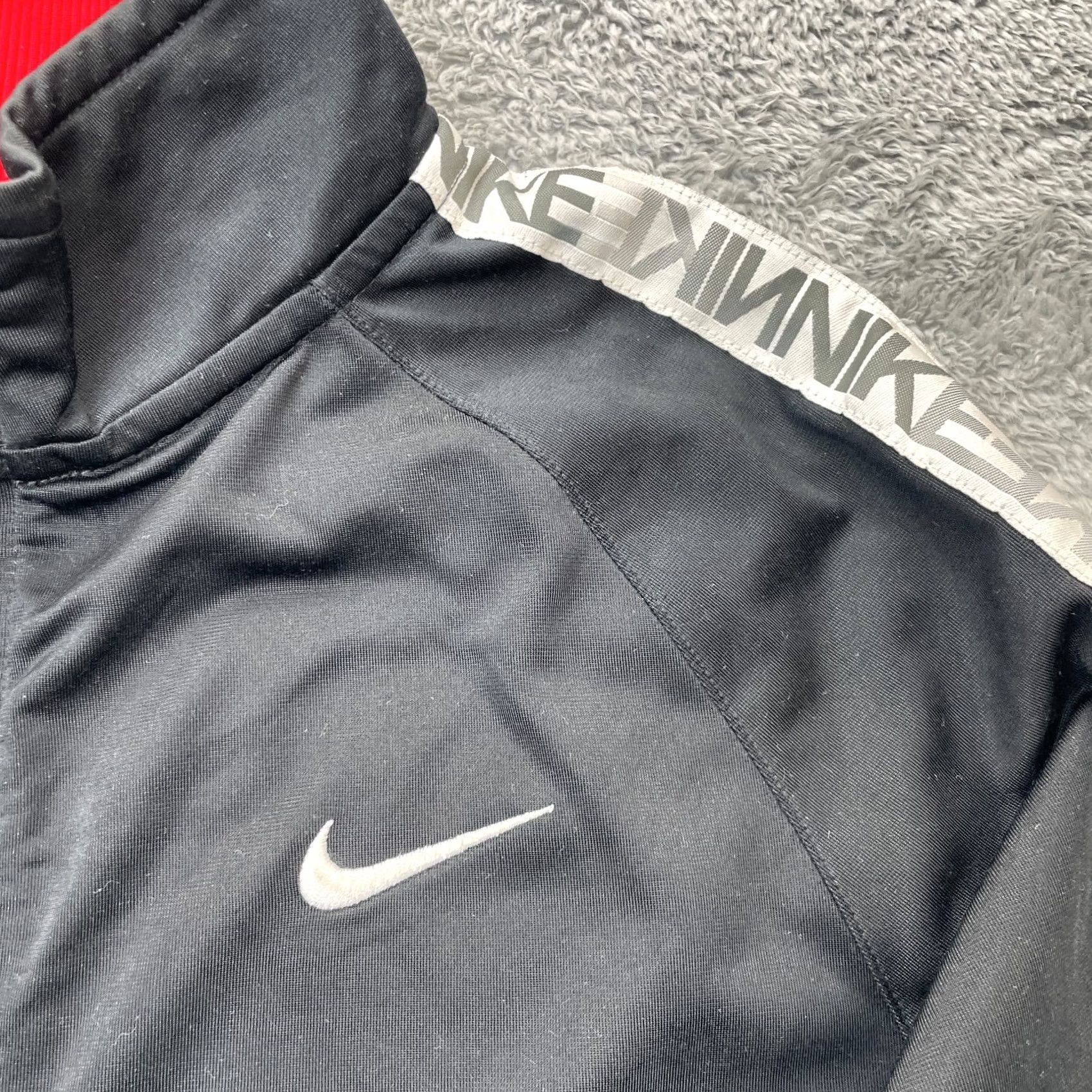 Nike Nike Jacket Mens XL Black Track Coat Swoosh Full Zip Athleisure Gym Size US XL / EU 56 / 4 - 5 Thumbnail