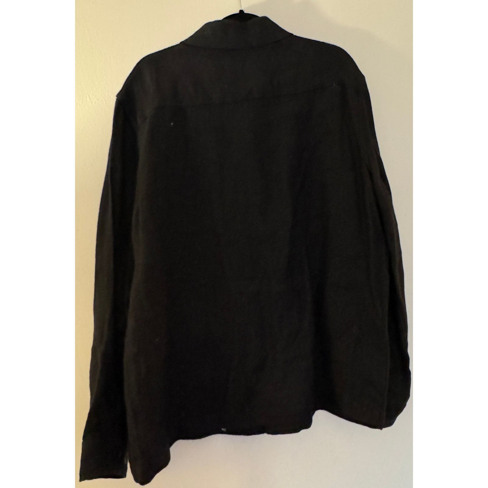 Todd Snyder Tood Snyder Black Linen Tailored Chore Jacket Size US L / EU 52-54 / 3 - 2 Thumbnail
