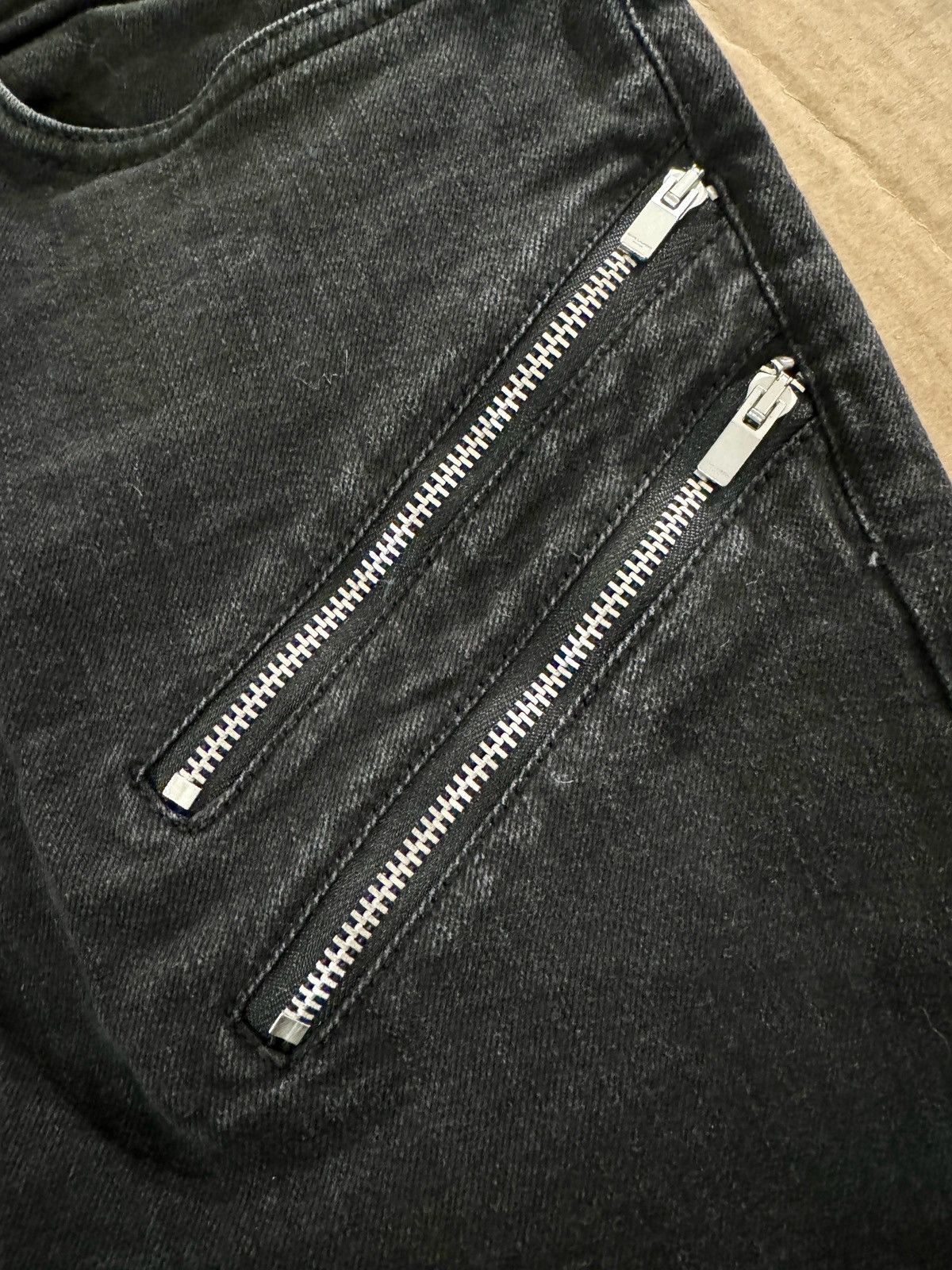 Saint Laurent Paris Saint Laurent 5 zipper denim | Grailed