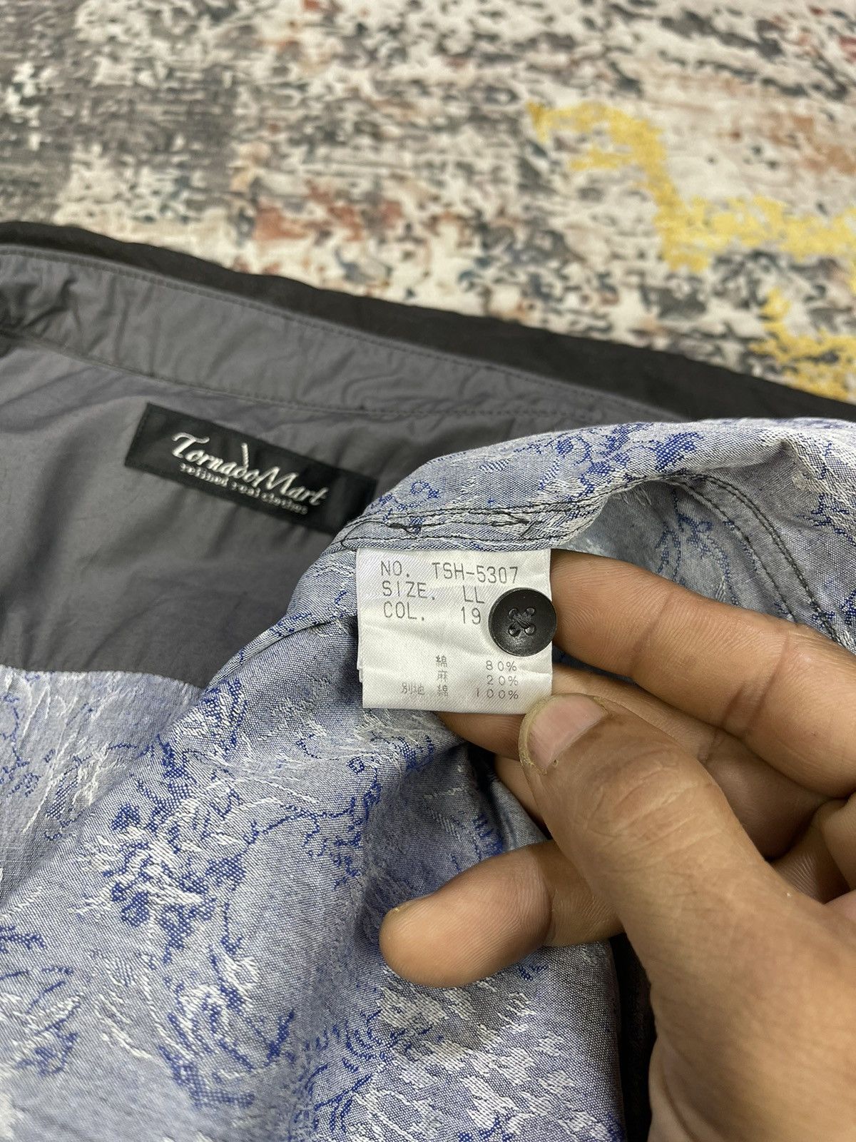 Tornado Mart Tornado Mart Floral Button Down 3 Quarter Shirt Size US S / EU 44-46 / 1 - 14 Thumbnail