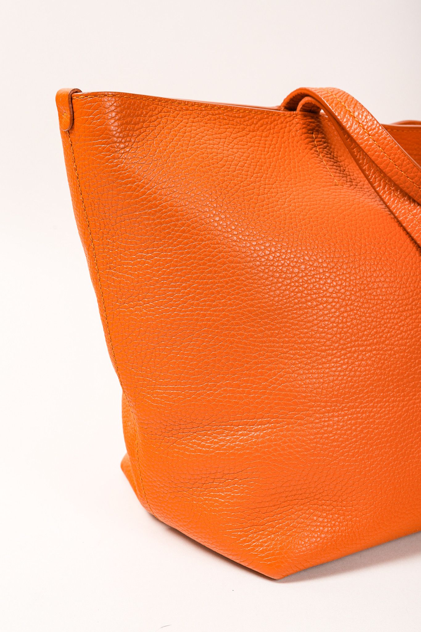 Salvatore Ferragamo Salvatore Ferragamo Bice Pebble Calf Gancini Shopper Tote Size ONE SIZE - 7 Thumbnail