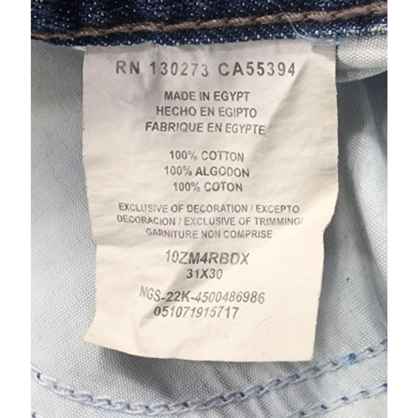 Wrangler Wrangler Authentics Jeans Mens 31x30 Blue Denim Straight Zip Fly Cotton Size US 31 - 6 Thumbnail