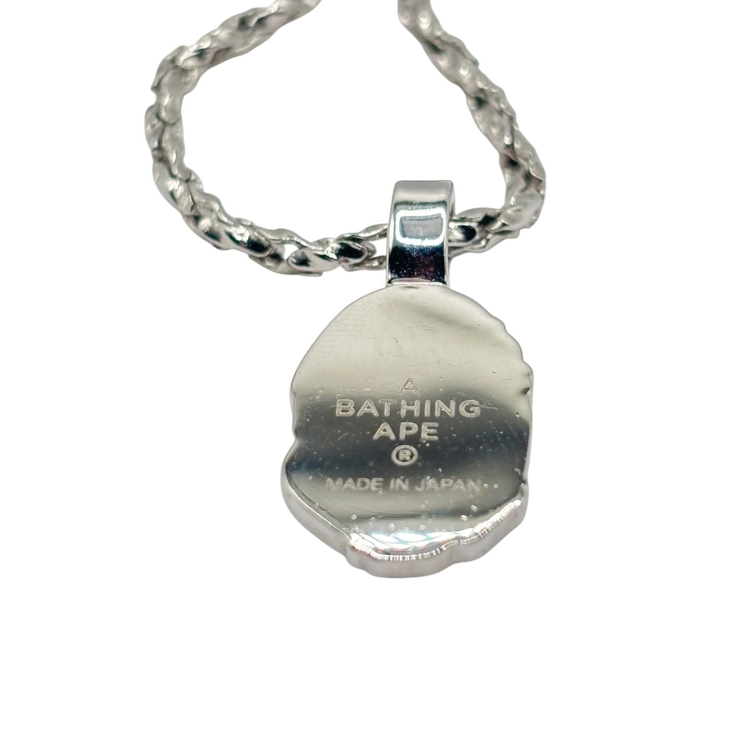 Bape SS19 Bape Rhinestone Ape Head Necklace Size ONE SIZE - 2 Thumbnail