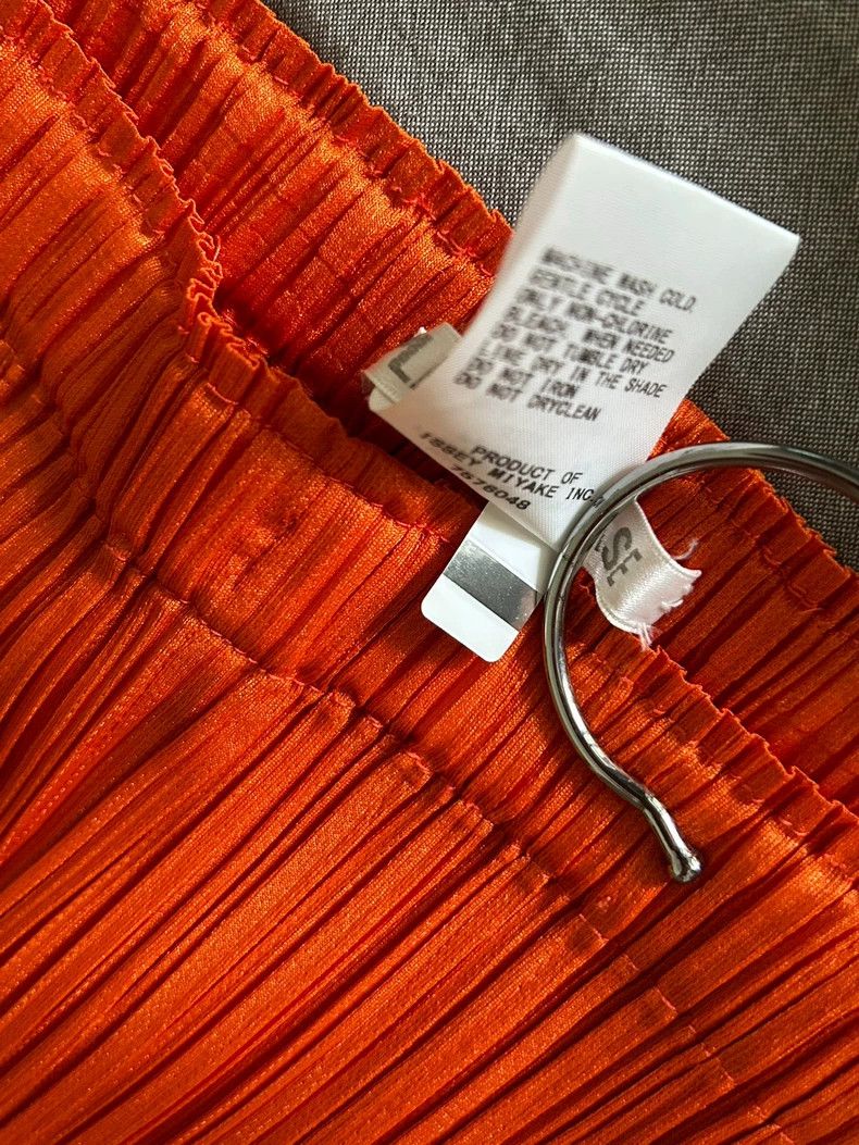 Issey Miyake Issey Miyake size:2 Orange pleated pants Size 42" / US 20 - 3 Thumbnail