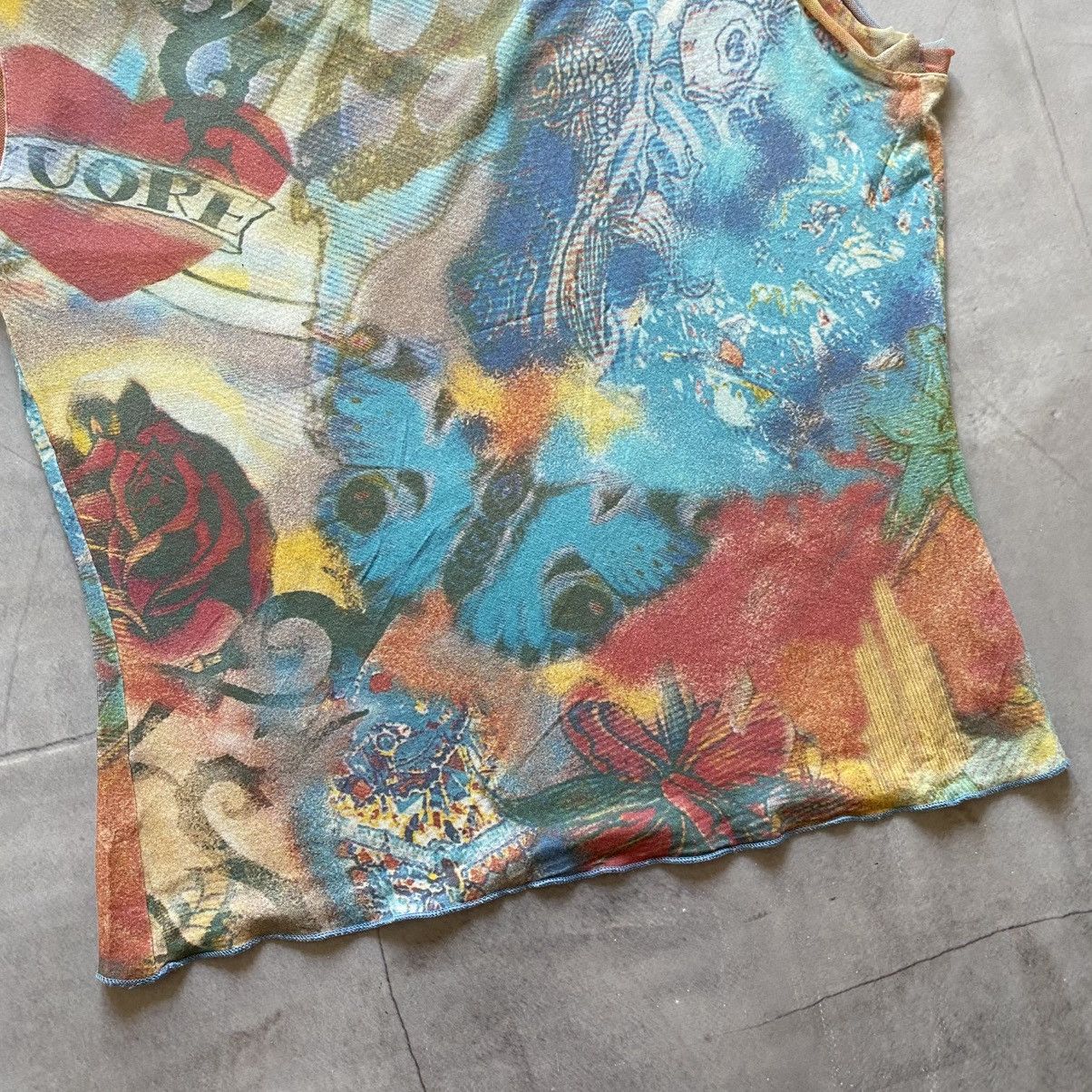 Ed Hardy Y2K Style Ed Hardy Tank Top Heart Hysteric Glamour Vibe Size M / US 6-8 / IT 42-44 - 8 Thumbnail