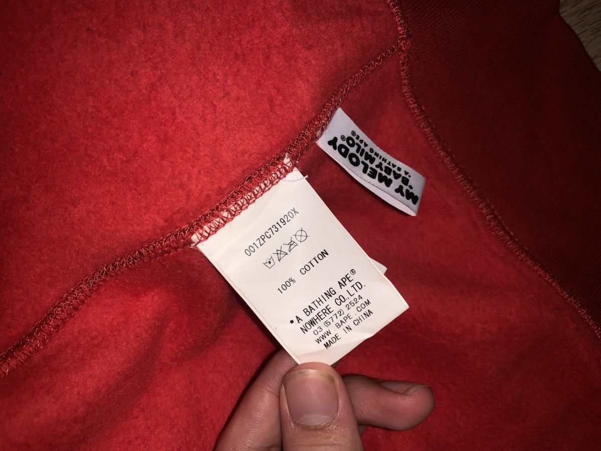 Bape 2XL)Bape my melody hoodie zip Size US XXL / EU 58 / 5 - 6 Thumbnail