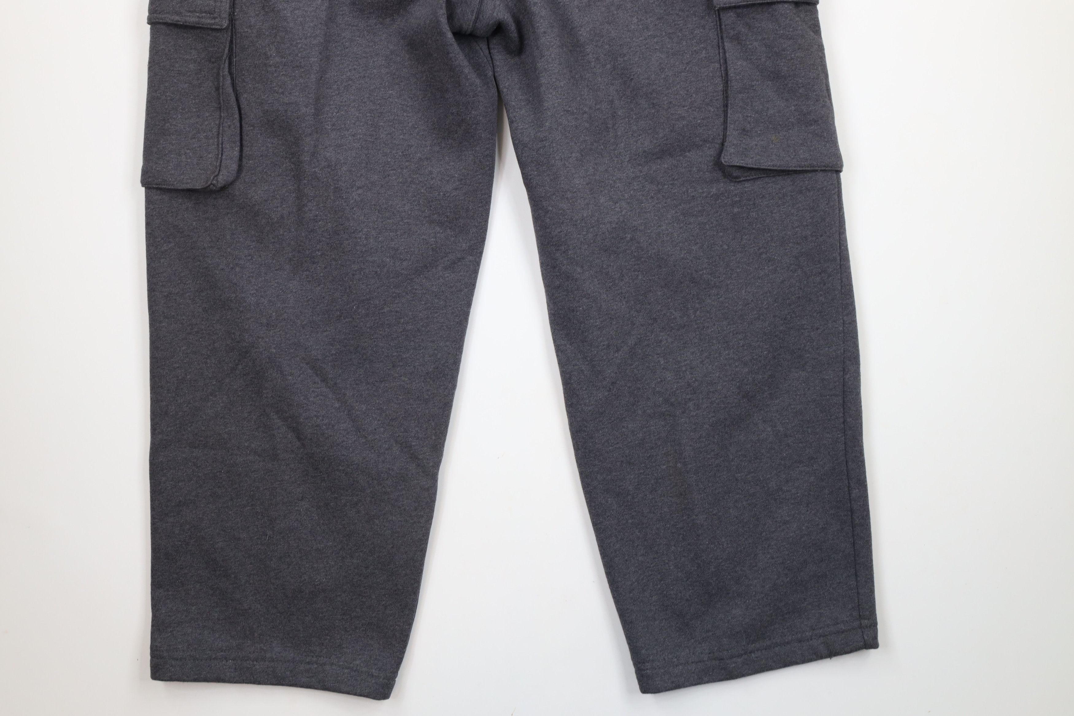 Vintage Vintage AND1 Basketball Heavyweight Cargo Sweatpants Gray Size US 38 / EU 54 - 11 Thumbnail