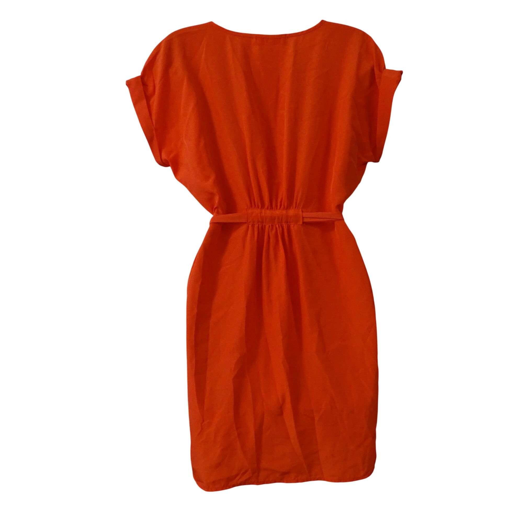 Other Pink Rose Women Orange Belted Tunic Shift Dress Size S Size S / US 4 / IT 40 - 3 Thumbnail