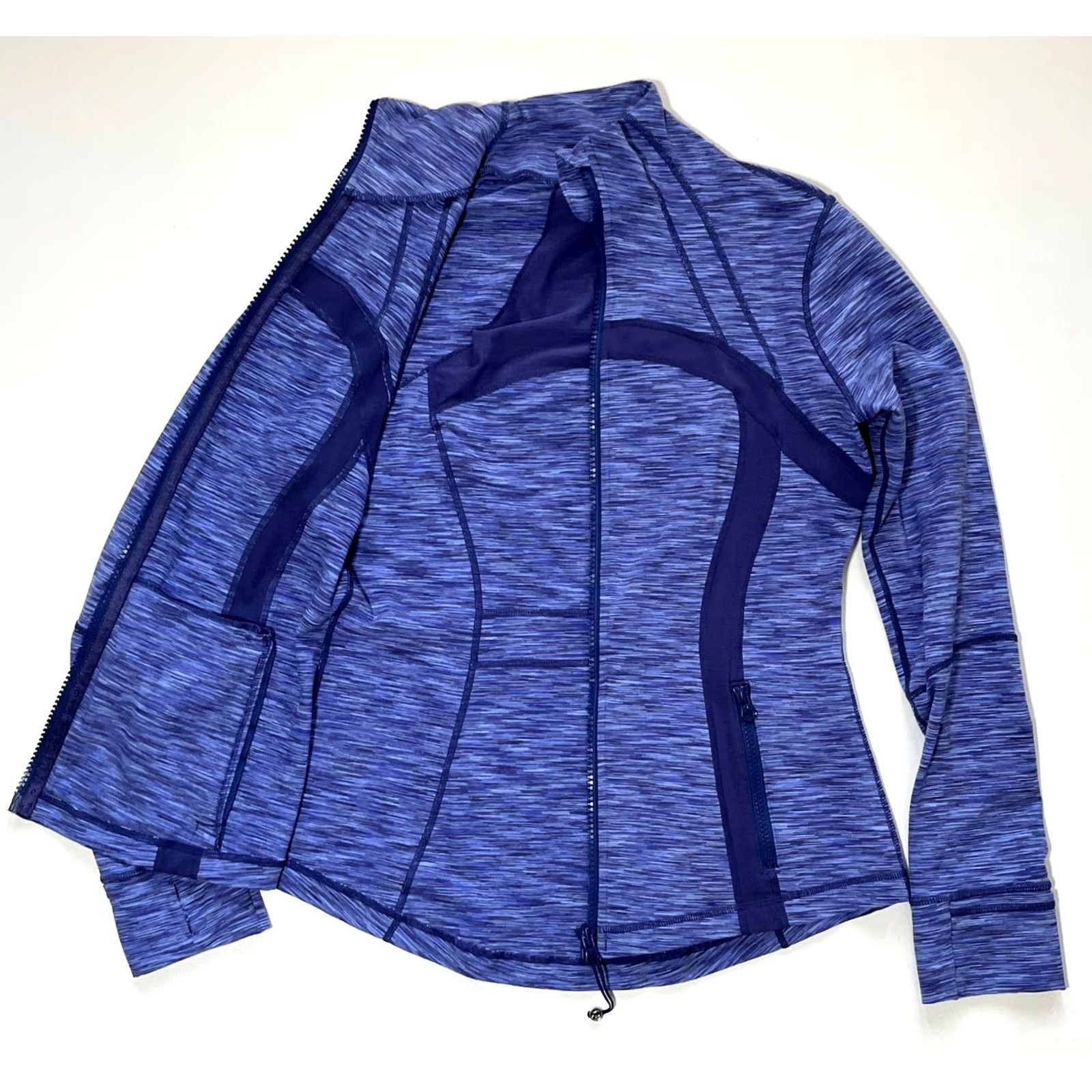 Lululemon Women’s Lululemon Define Jacket Blue Spacedye Pattern Sz 10 Activewear Jacket Womens Size L / US 10 / IT 46 - 5 Thumbnail