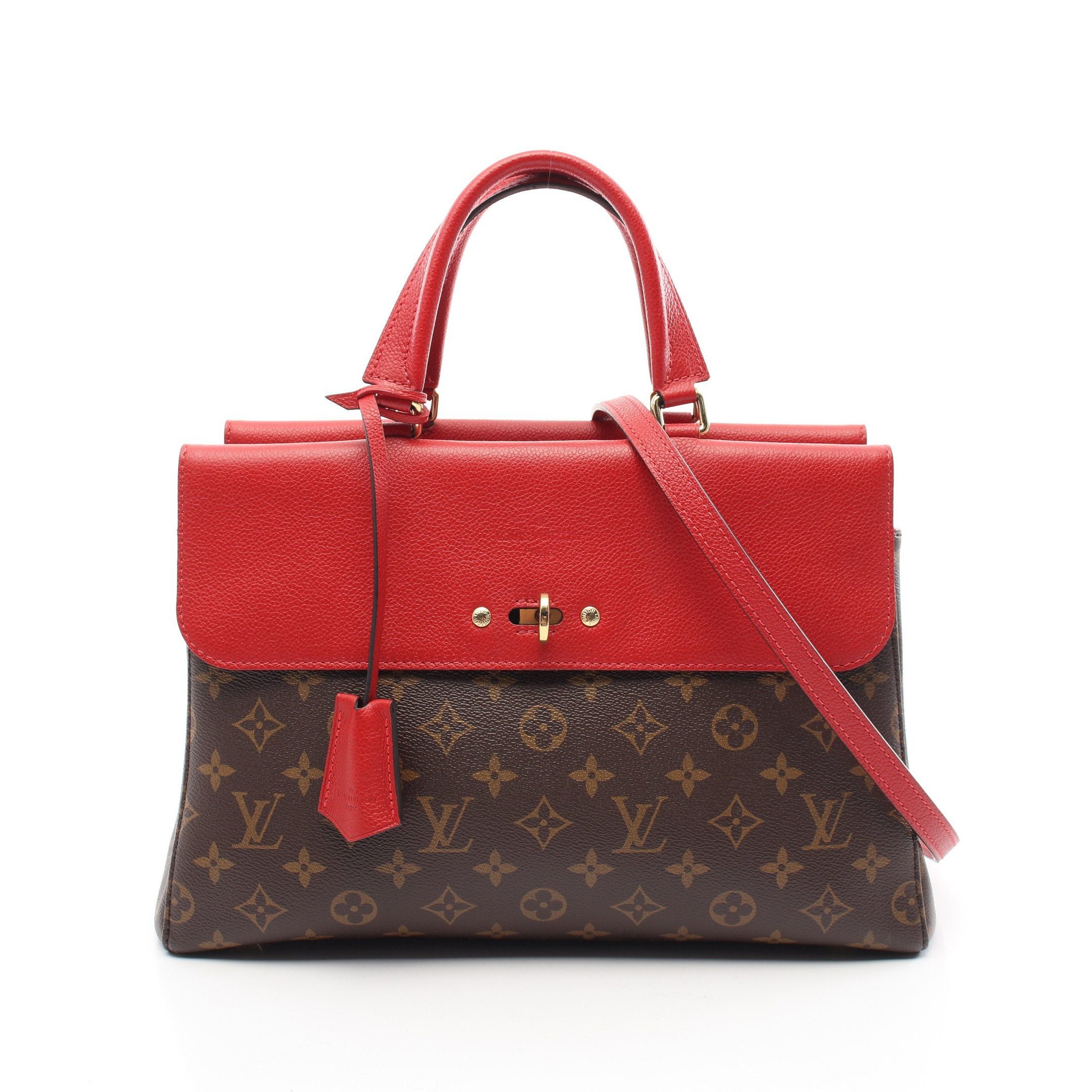 Louis Vuitton Louis Vuitton Venus Monogram Cerise Handbag Leather Brown Red Size ONE SIZE - 1 Thumbnail