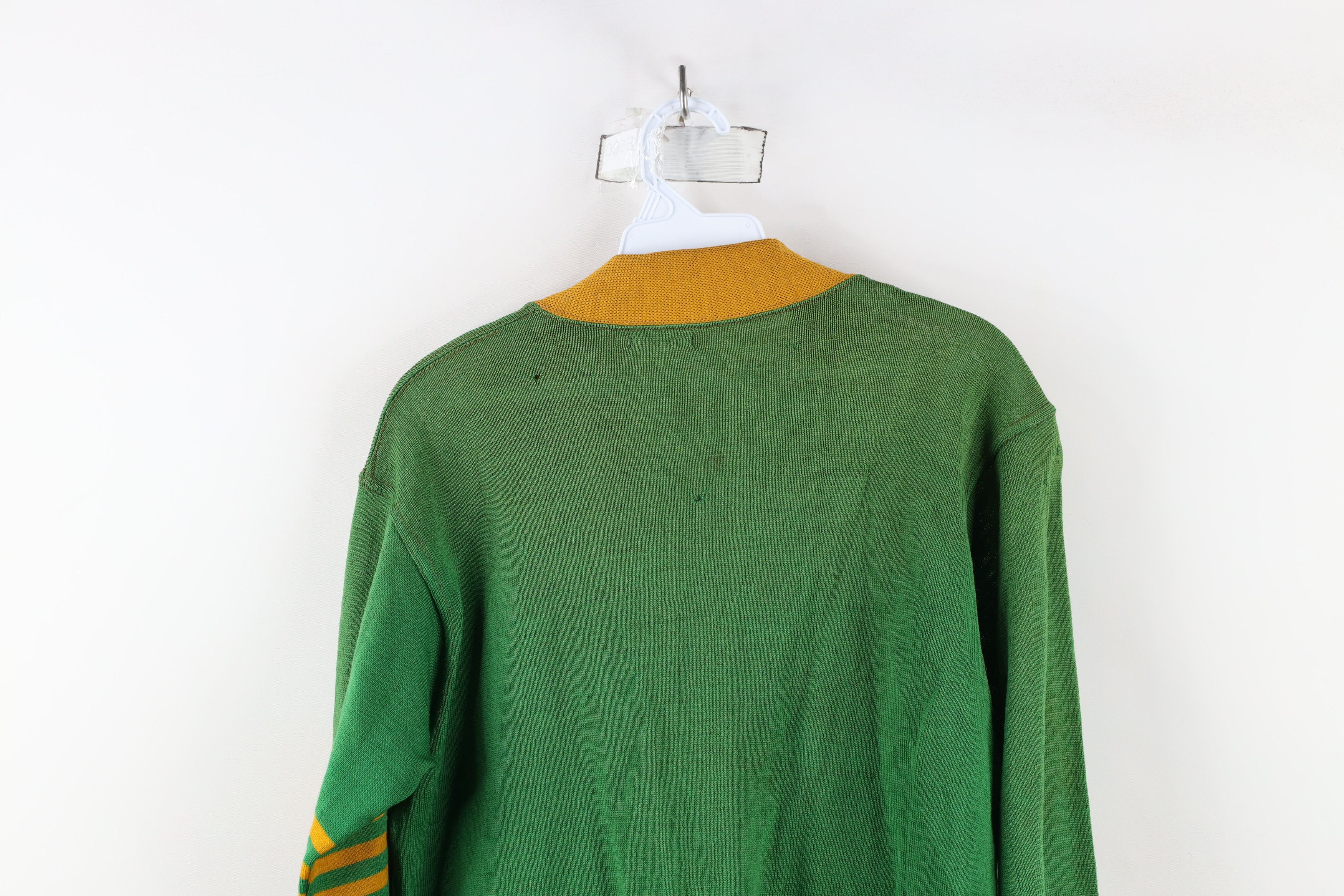 Vintage Vintage 50s Streetwear Stitch Varsity Letterman Sweater Size US M / EU 48-50 / 2 - 15 Thumbnail