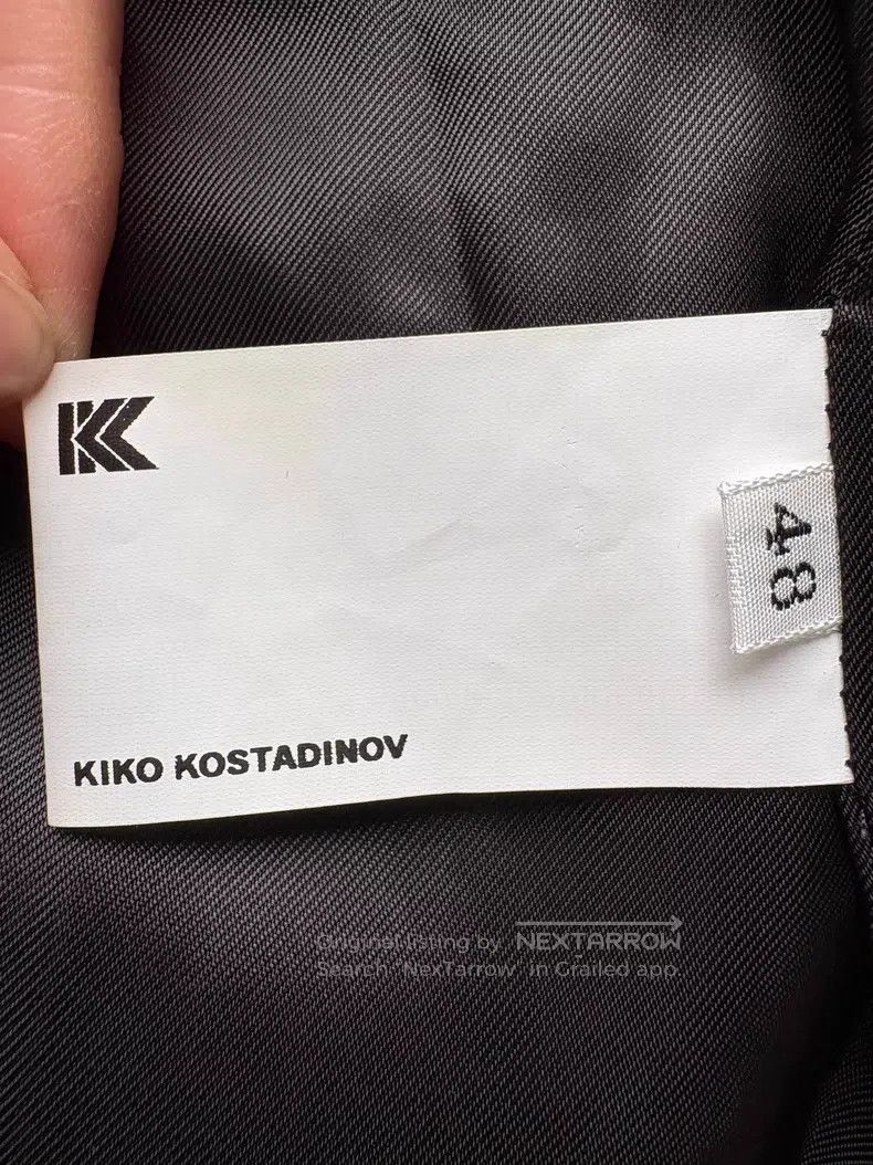 Kiko Kostadinov Kiko Kostadinov Gray stand collar embroidery logo work jac Size US M / EU 48-50 / 2 - 9 Thumbnail