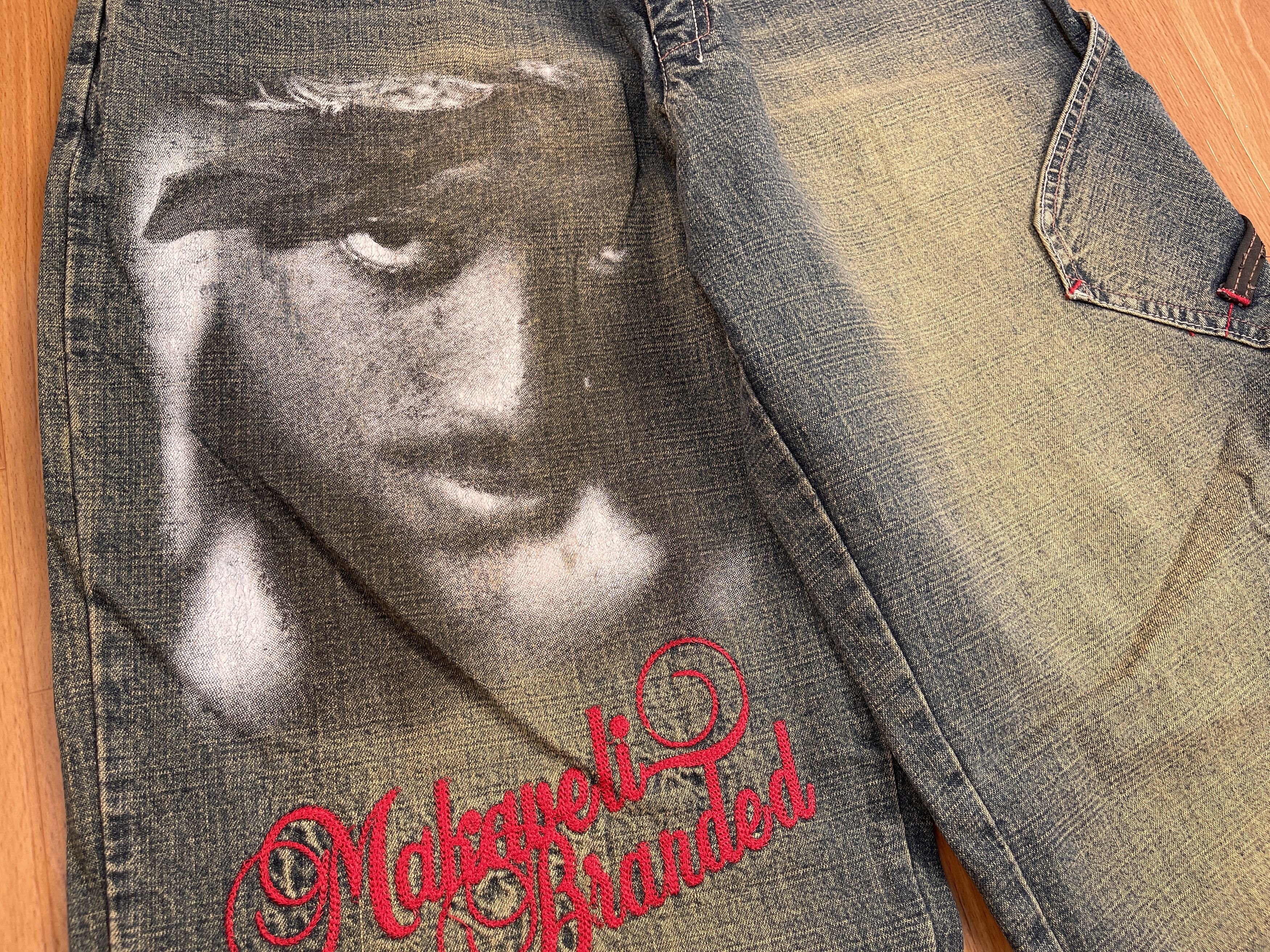 Makaveli MAKAVELI BRANDED jeans, 2Pac, Tupac vintage baggy hip hop 30 Size US 30 / EU 46 - 6 Thumbnail