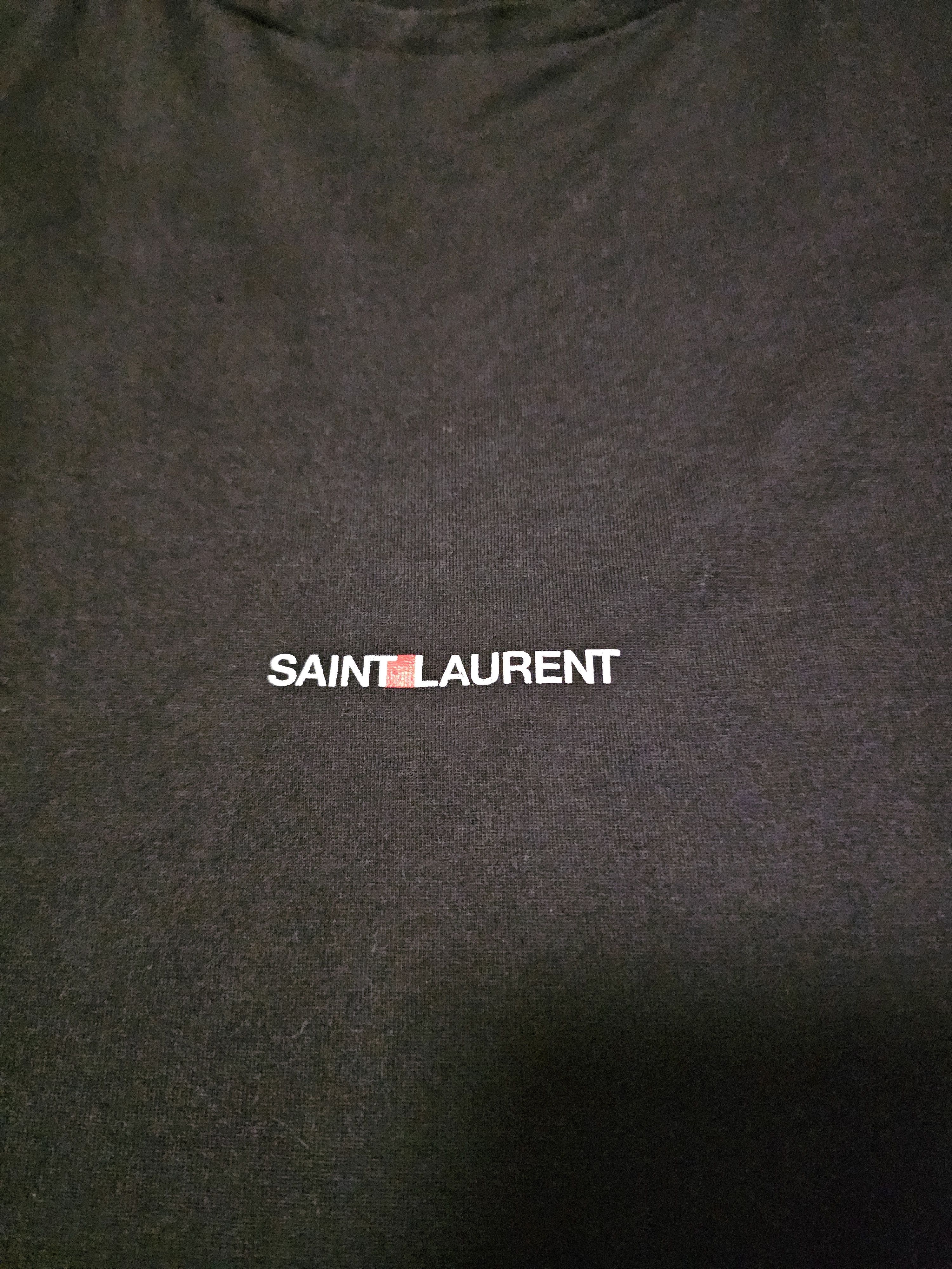 Saint Laurent Paris Saint Laurent Unisex Black T-Shirt Size M Like S-M Size US M / EU 48-50 / 2 - 2 Thumbnail