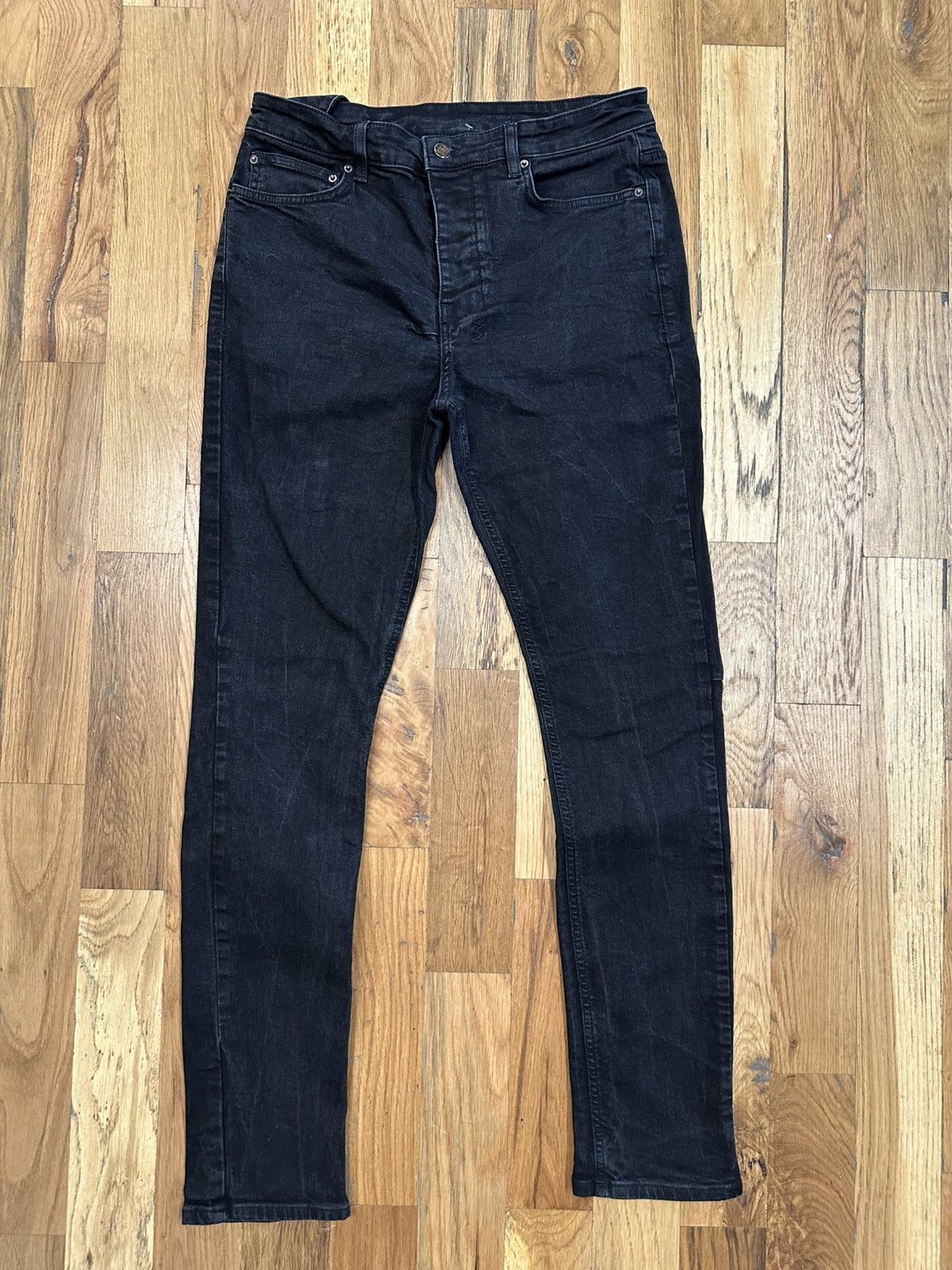 Ksubi Ksubi Plain Black Denim Jeans Size 33 Size US 33 - 1 Thumbnail