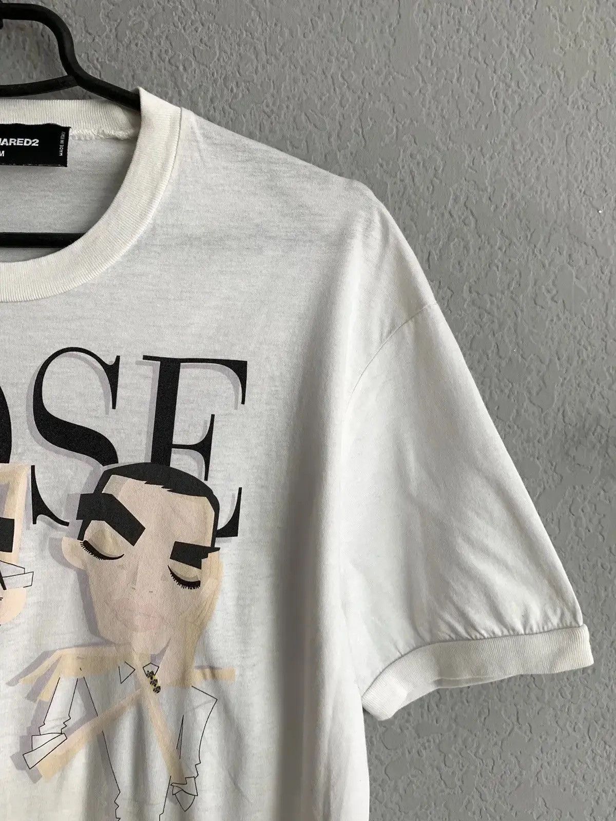 Dsquared2 Vintage Y2K Dsquared2 "POSE" T-Shirt dsquared2 white Size US M / EU 48-50 / 2 - 6 Thumbnail