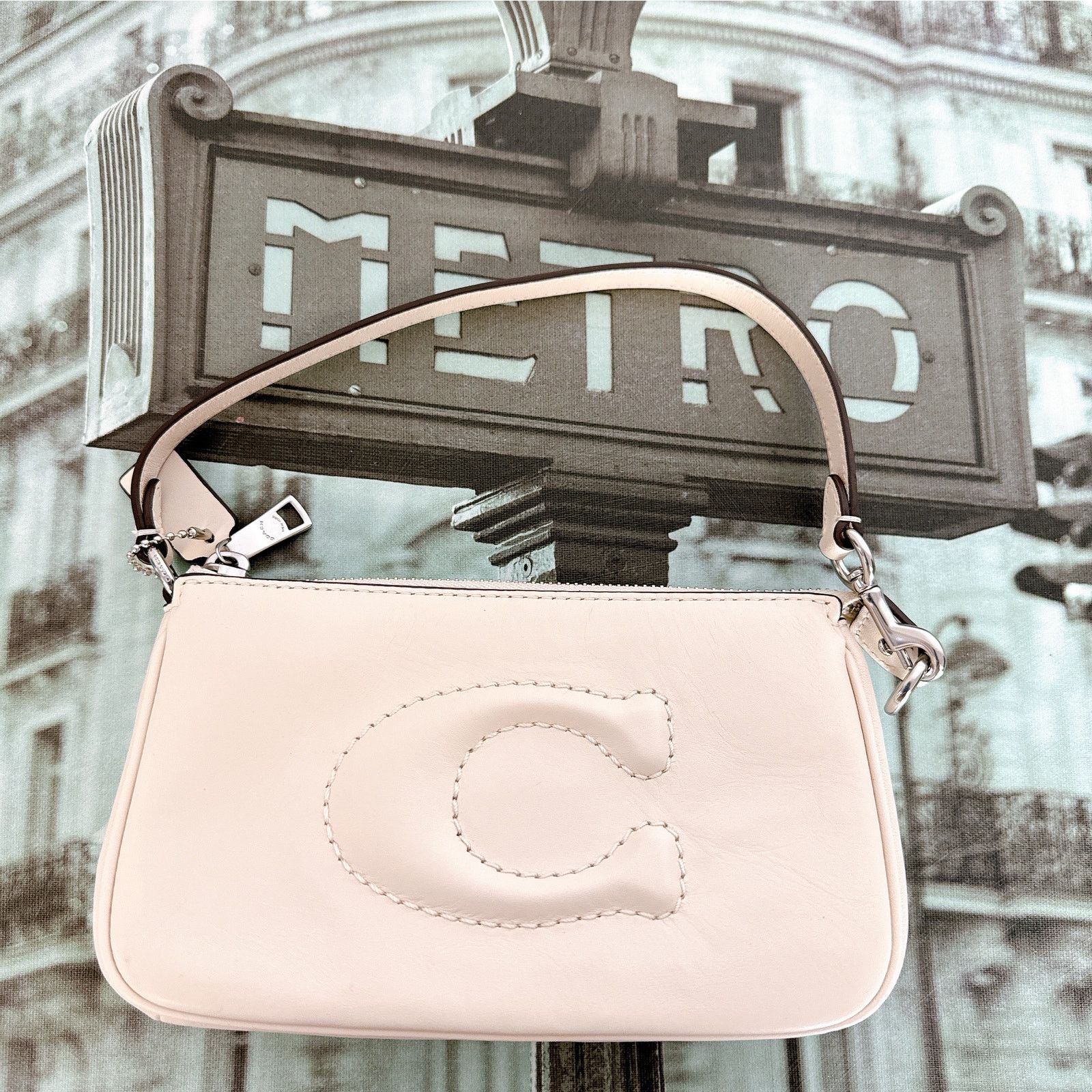 Coach Coach Nolita 19 CR364-Chalk/Silver Convertible Shoulder Bag Size ONE SIZE - 2 Thumbnail