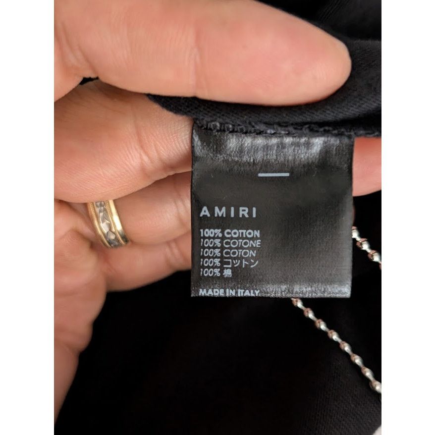 Amiri o1rshd1 Core Logo Tee T-Shirt in Black Size US L / EU 52-54 / 3 - 10 Thumbnail