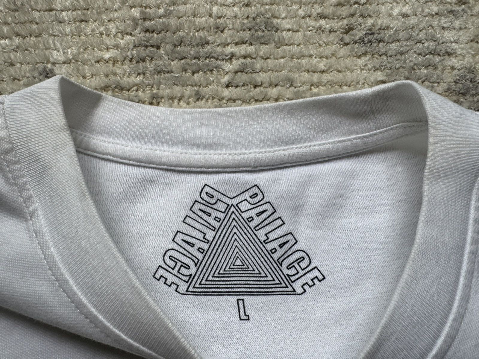 Apple × Palace Large White Jobsworth Palace Tee Shirt Apple Steve Jobs Size US L / EU 52-54 / 3 - 7 Thumbnail